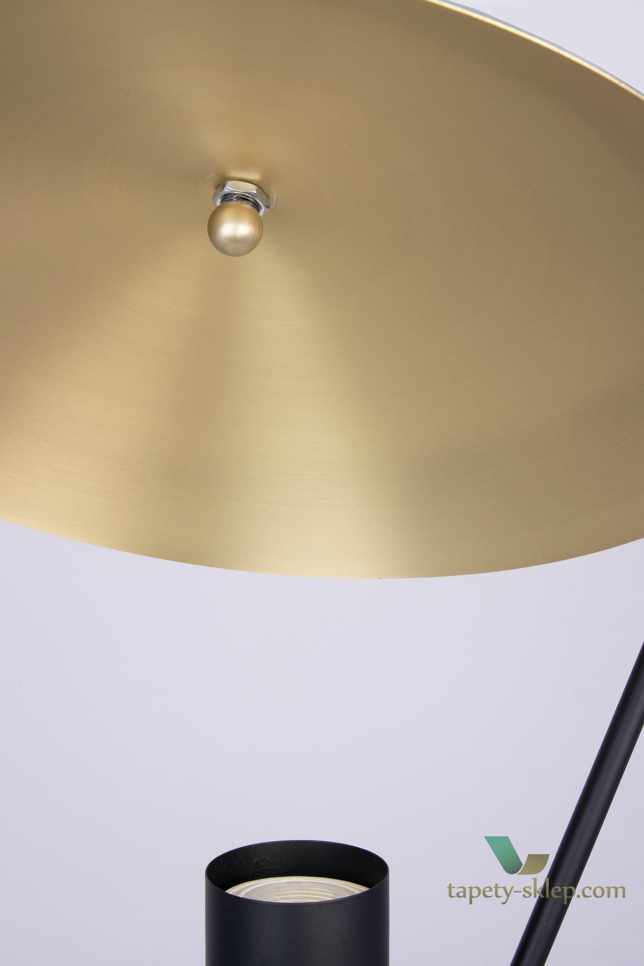Lampa stołowa lamp Undercover Black/Brushed Brass 220111 Globen