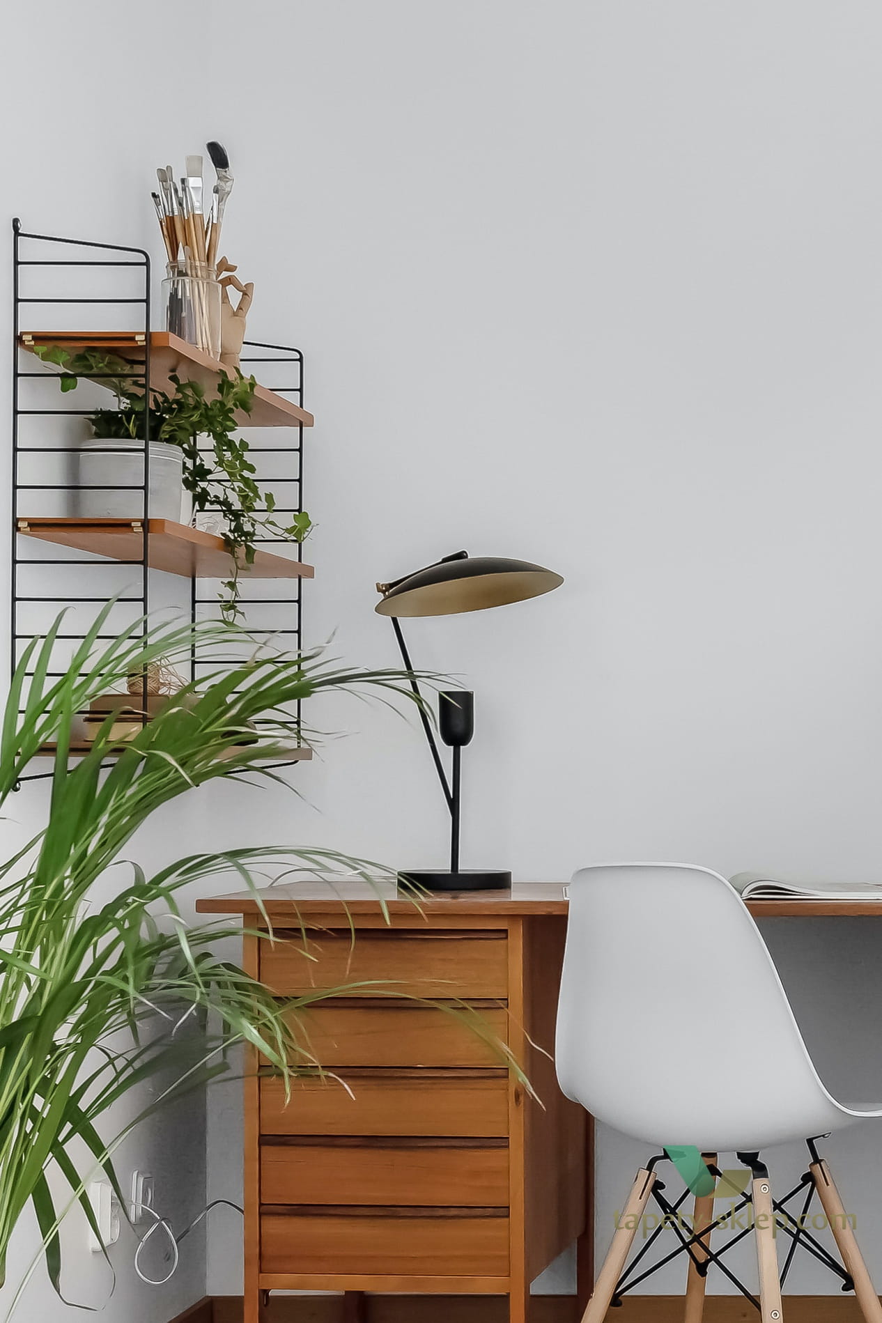 Lampa stołowa lamp Undercover Black/Brushed Brass 220111 Globen