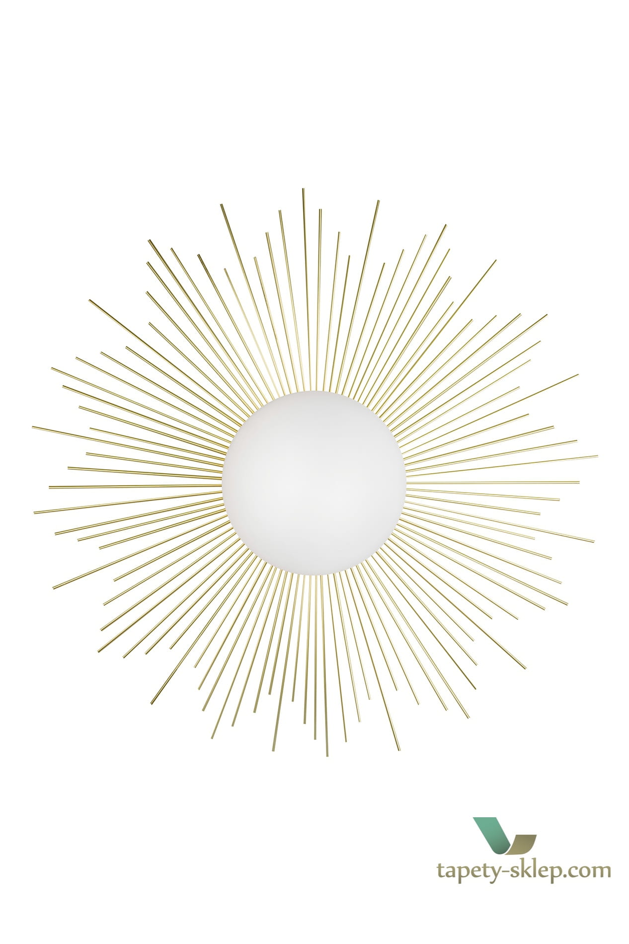 Kinkiet/Lampa sufitowa Soleil Brushed Brass 237165 Globen