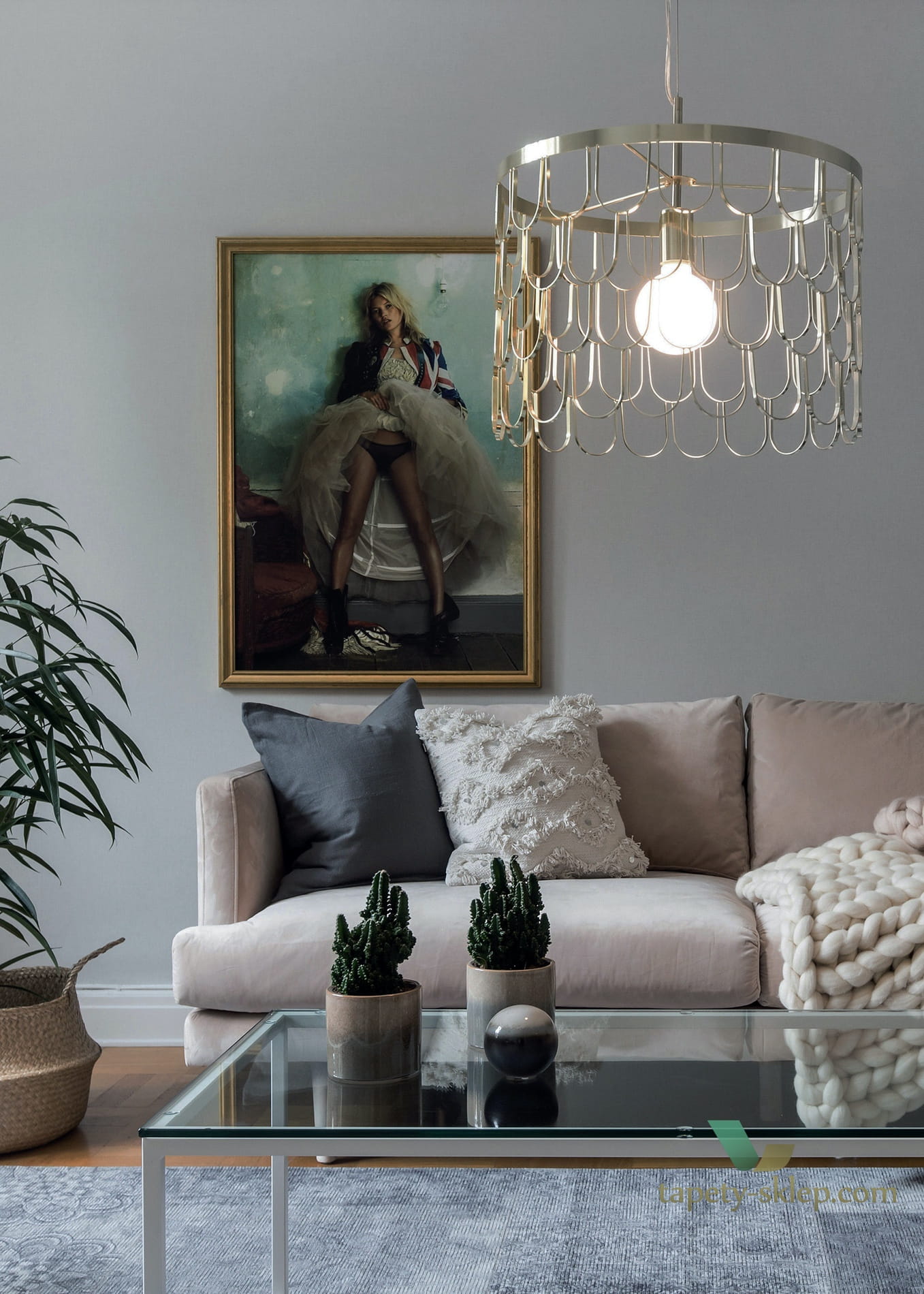 Lampa wisząca Gatsby 45 Brass 257063 Globen