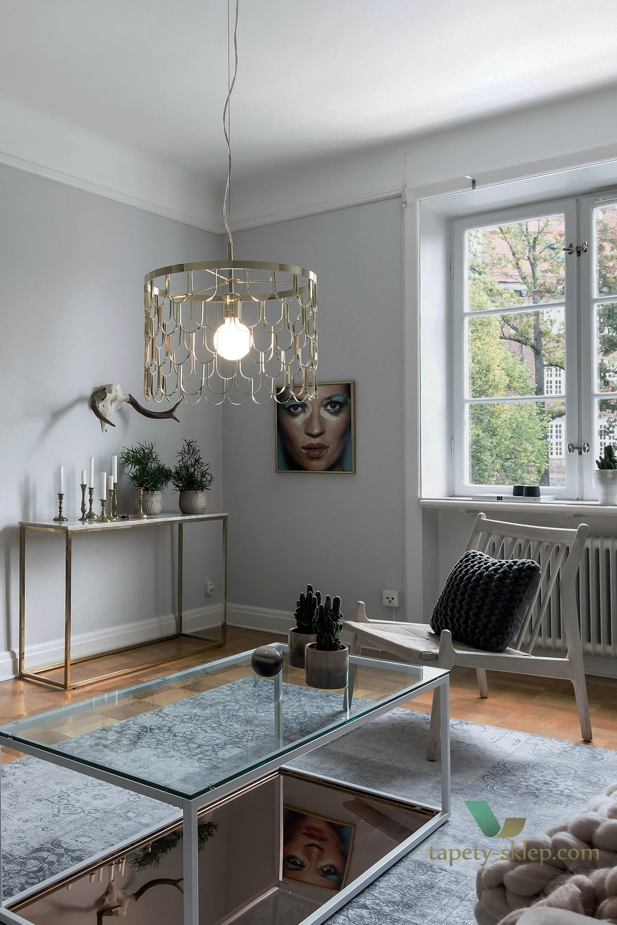 Lampa wisząca Gatsby 45 Brass 257063 Globen