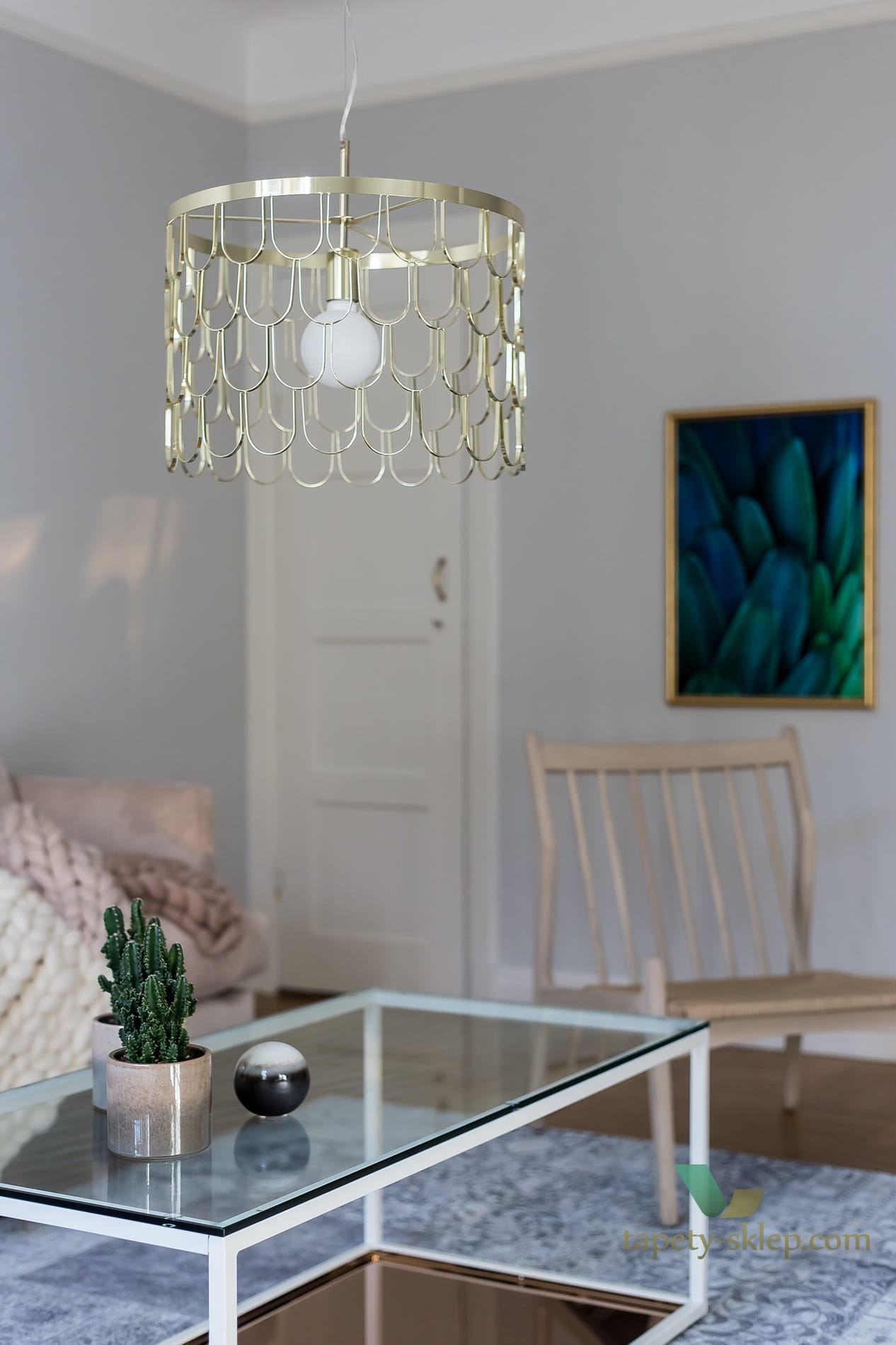 Lampa wisząca Gatsby 45 Brass 257063 Globen