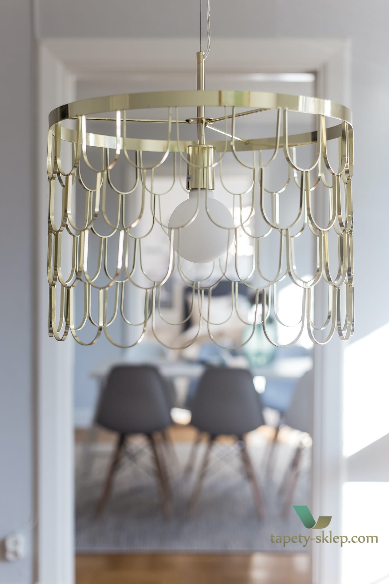 Lampa wisząca Gatsby 45 Brass 257063 Globen