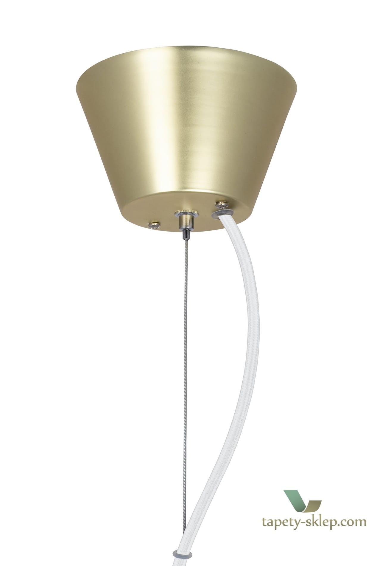 Lampa wisząca Gemini Brushed Brass 257665 Globen