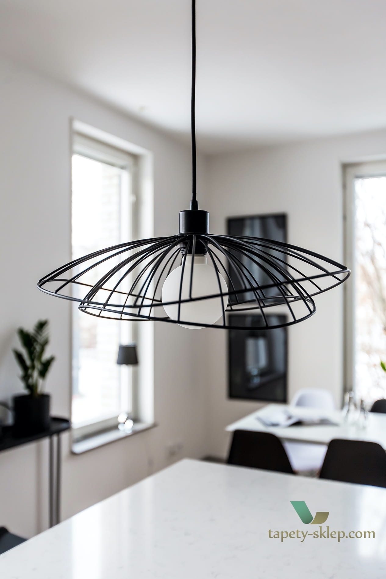 Lampa wisząca Ray 45 Black 257911 Globen