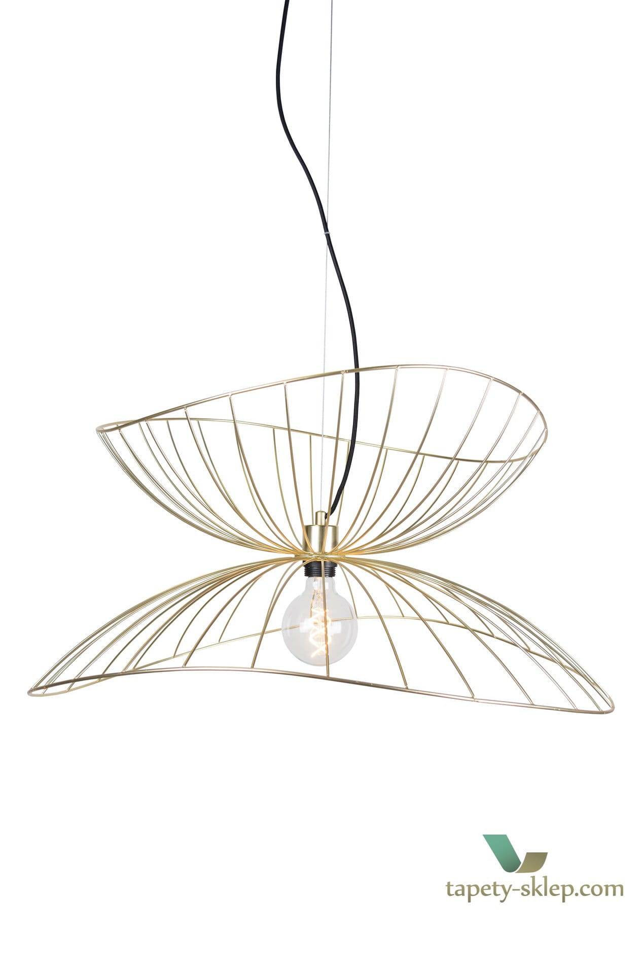 Lampa wisząca Ray 70 Brushed Brass 258065 Globen