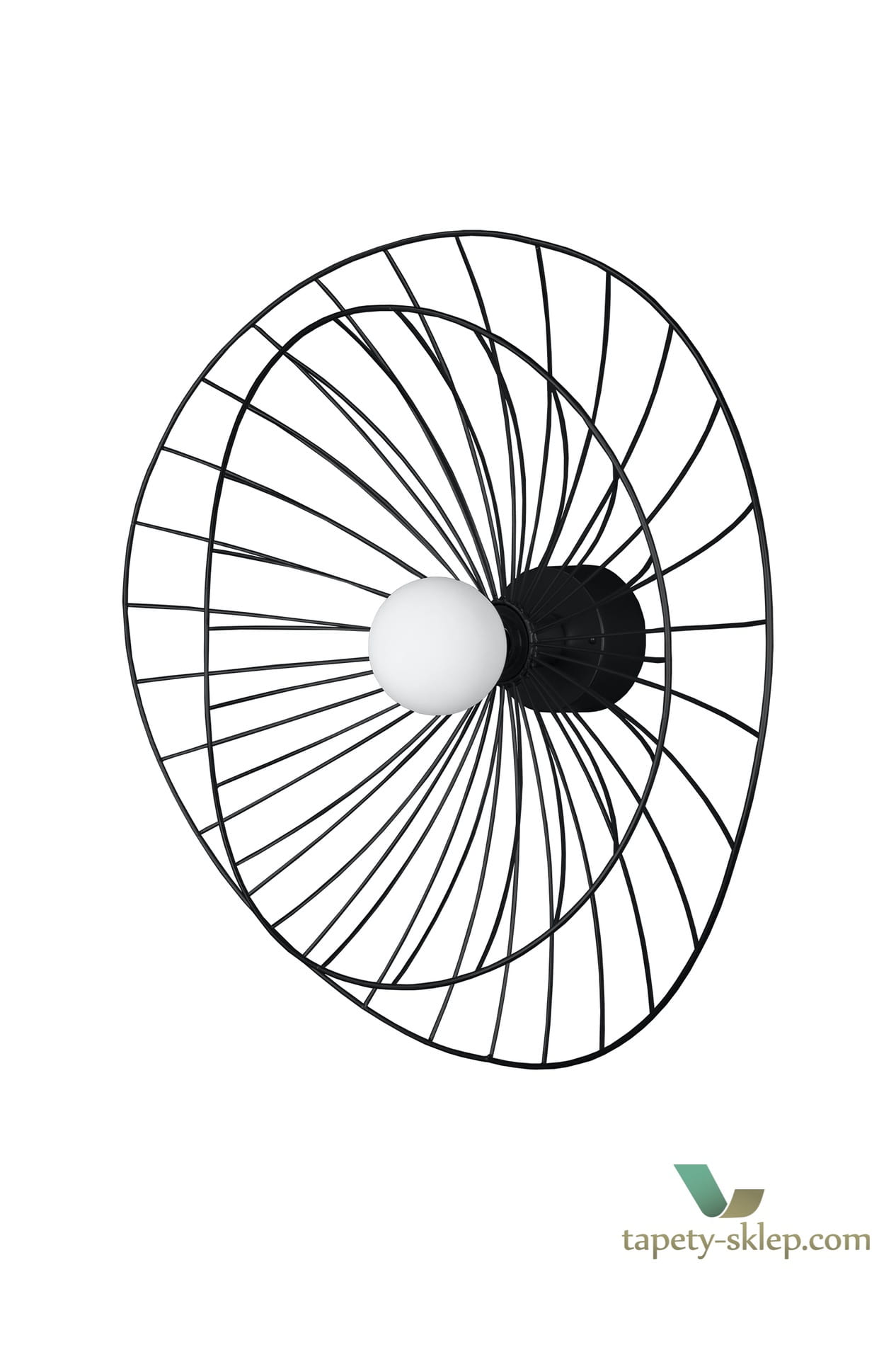 Lampa sufitowa/Kinkiet Ray Black 268011 Globen