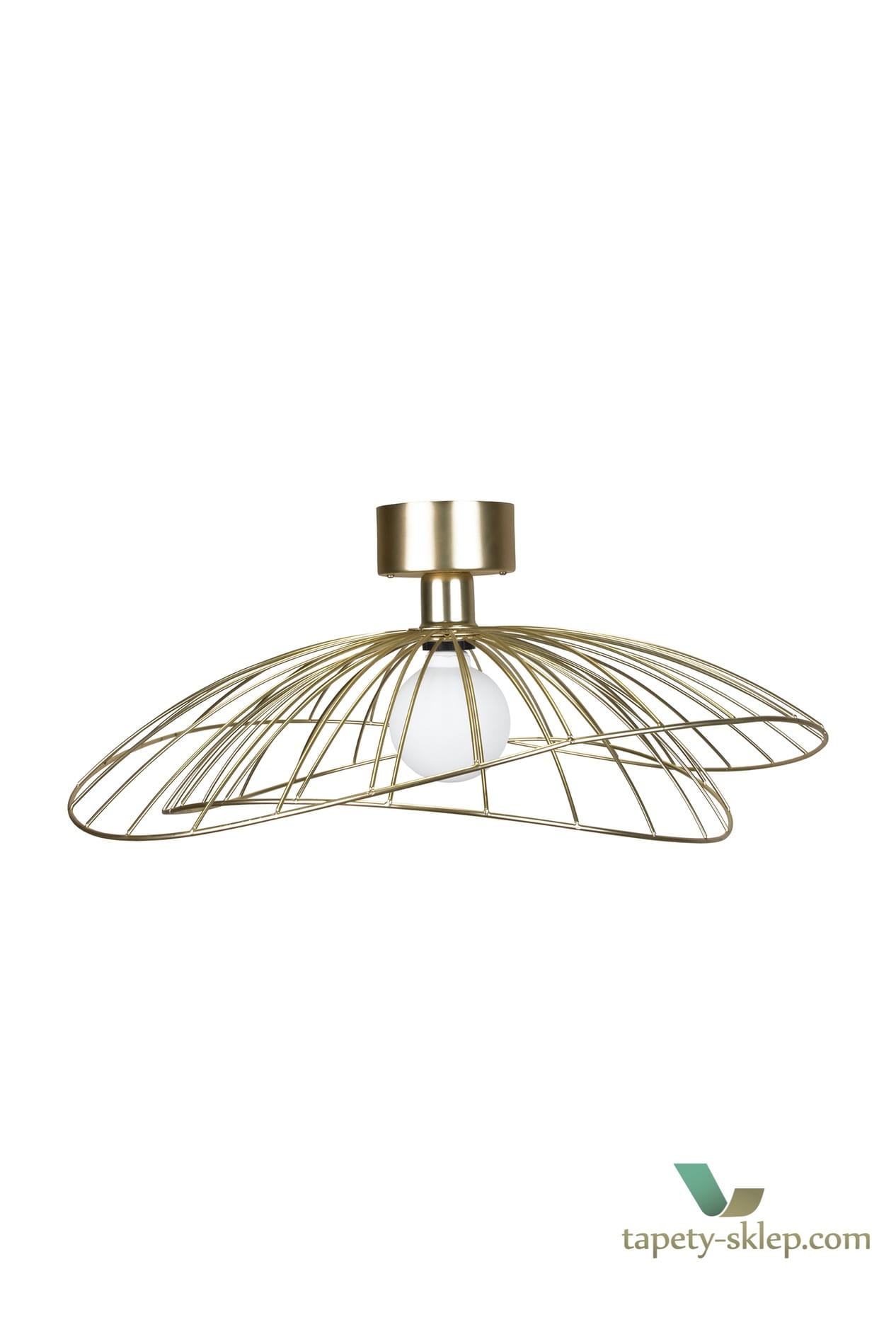 Lampa sufitowa/Kinkiet  Ray Brushed Brass 268065 Globen