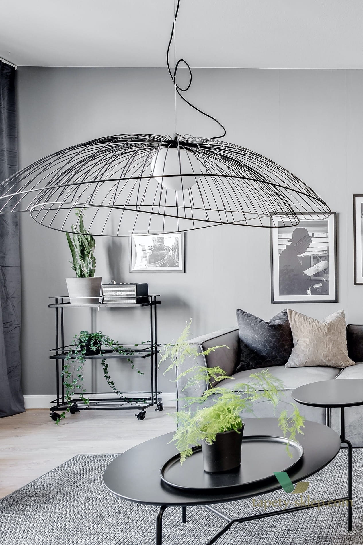 Lampa wisząca Ray 115 Black 278011 Globen