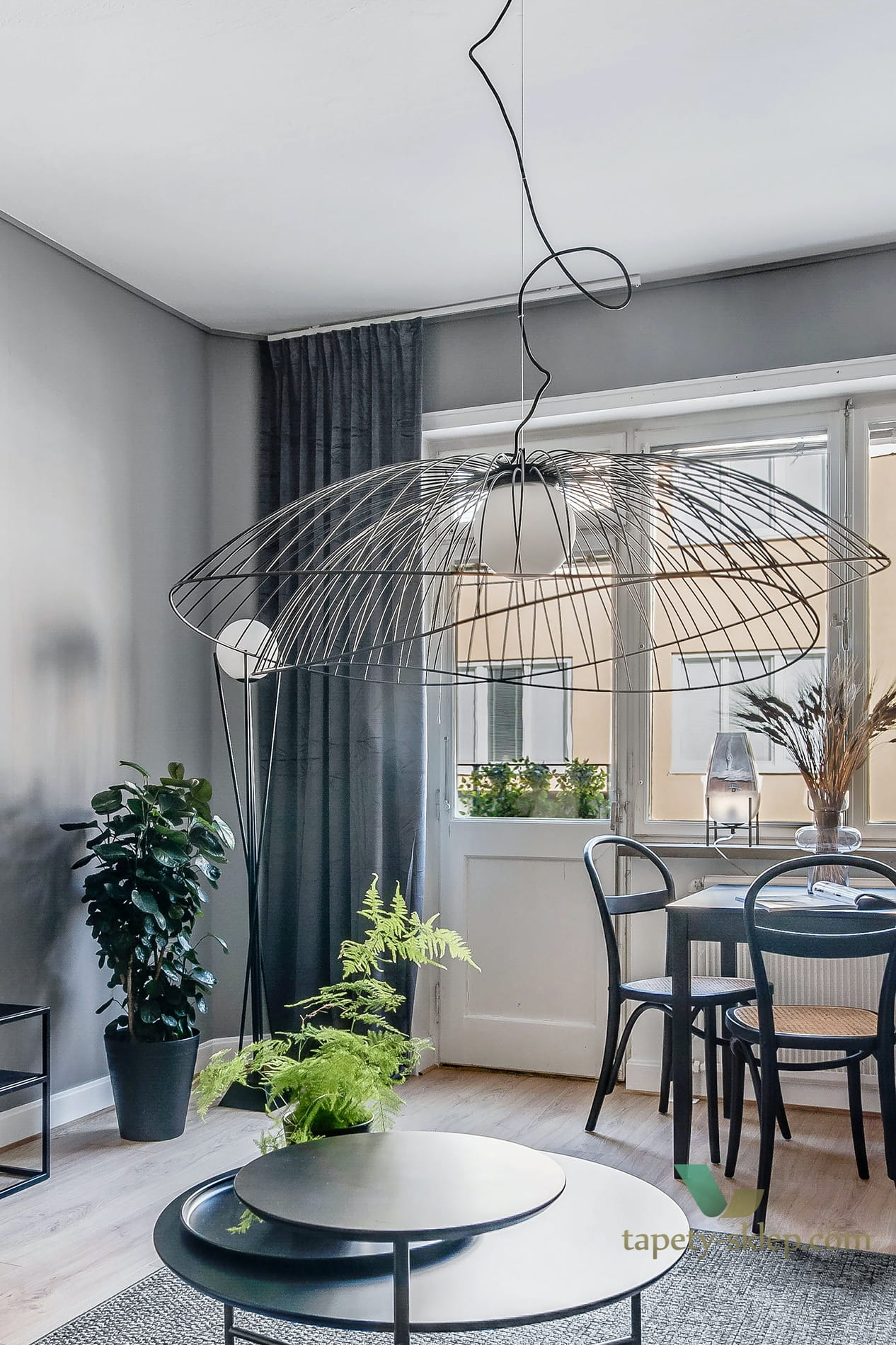 Lampa wisząca Ray 115 Black 278011 Globen