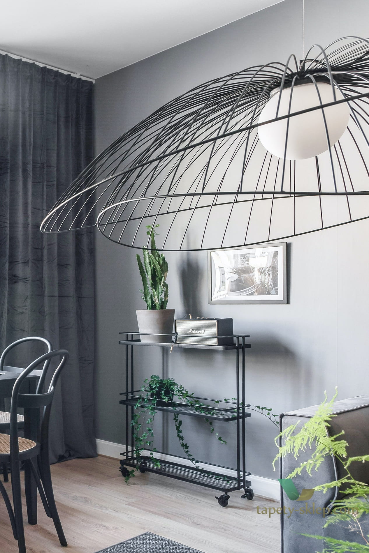 Lampa wisząca Ray 115 Black 278011 Globen