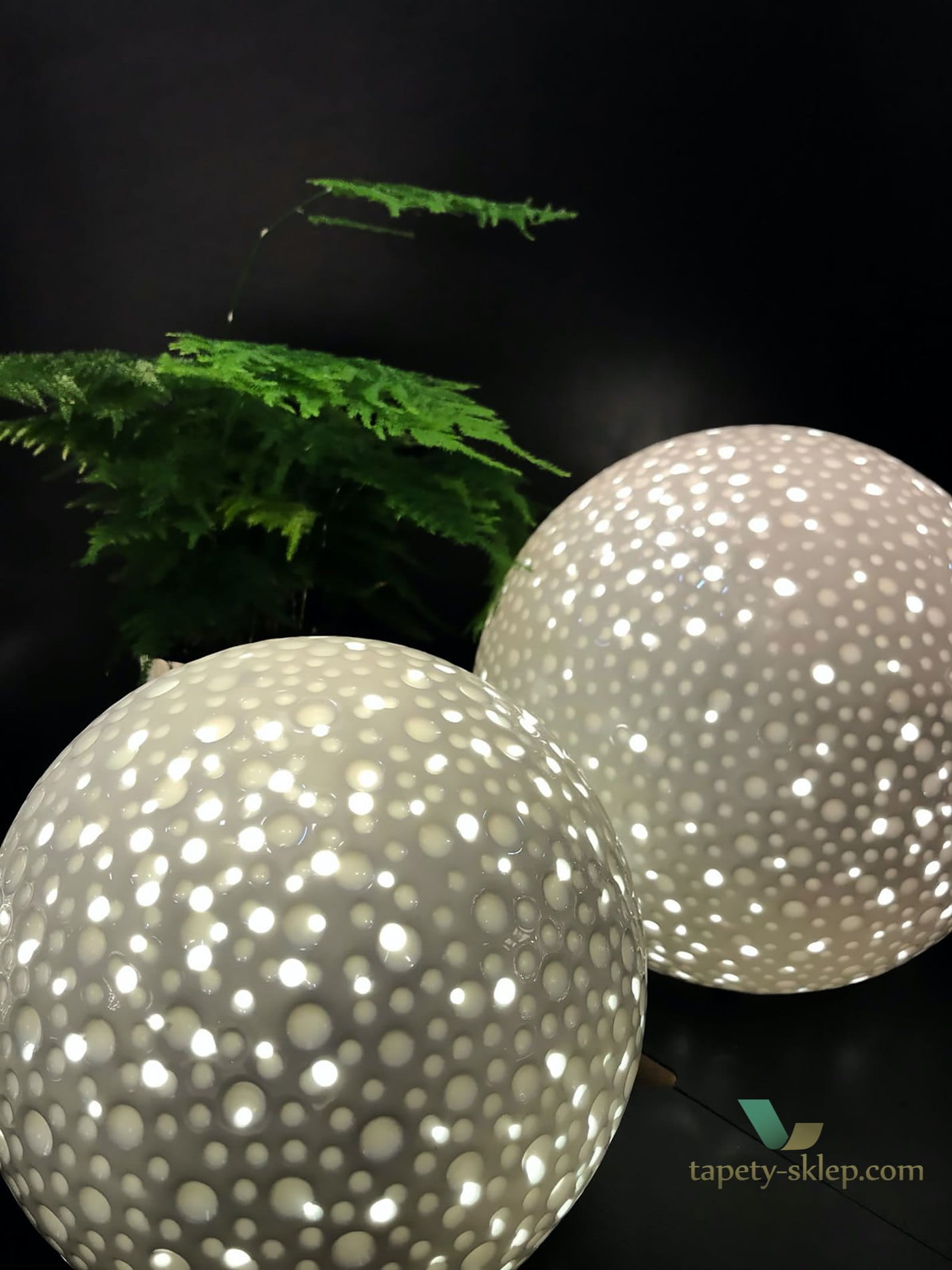 Lampa stołowa Moonlight White 311408 Globen