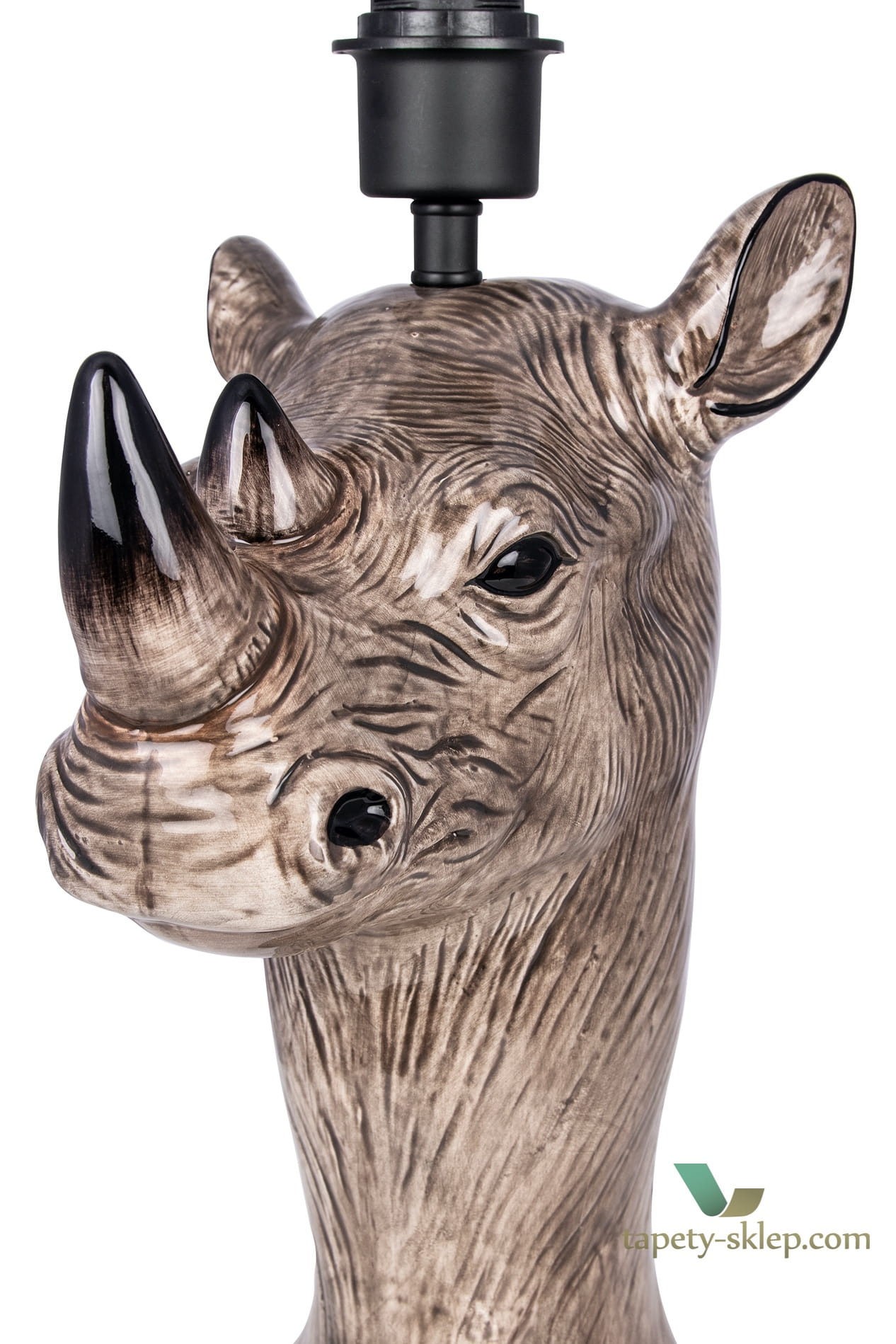 Lampa stołowa Rihno Grey 320910 Globen