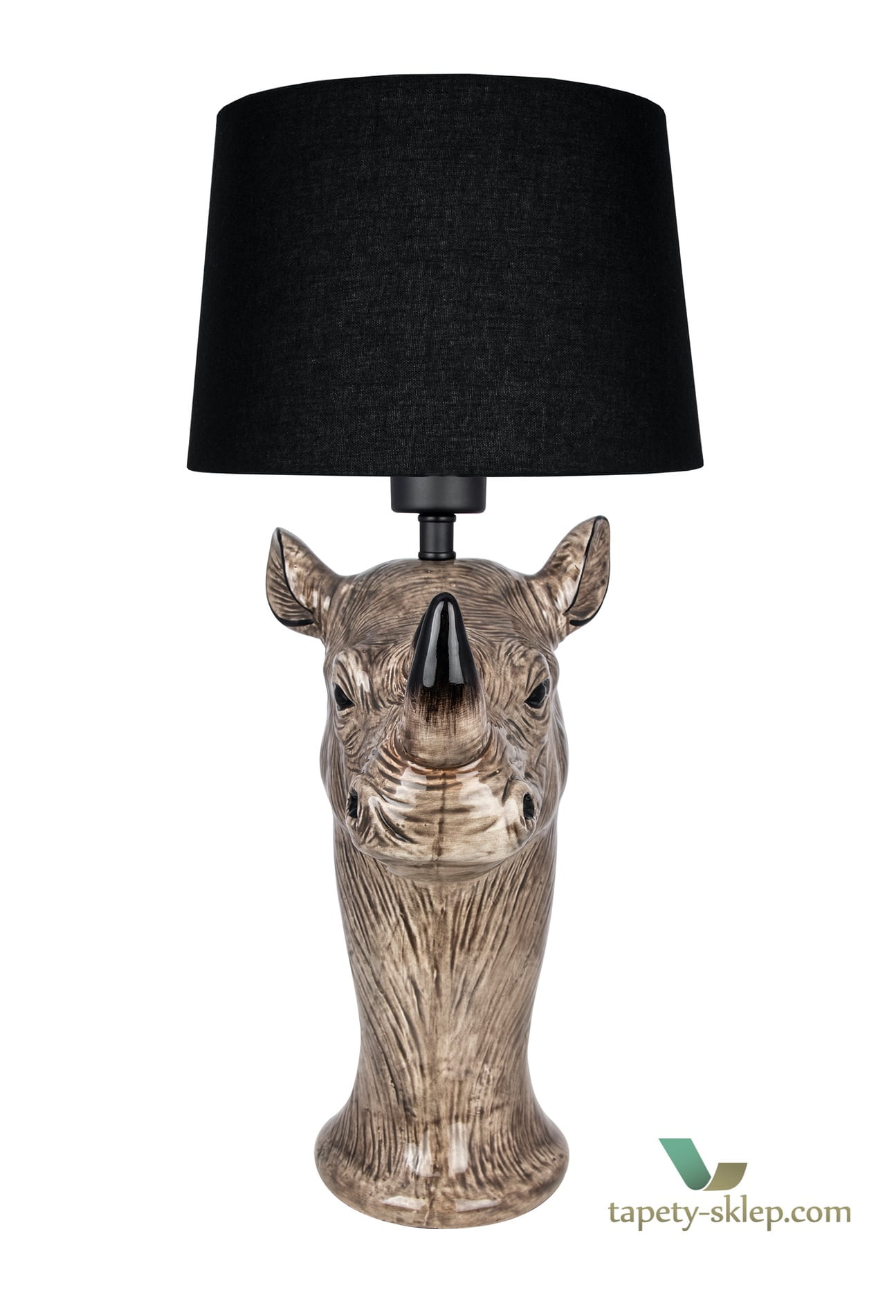 Lampa stołowa Rihno Grey 320910 Globen