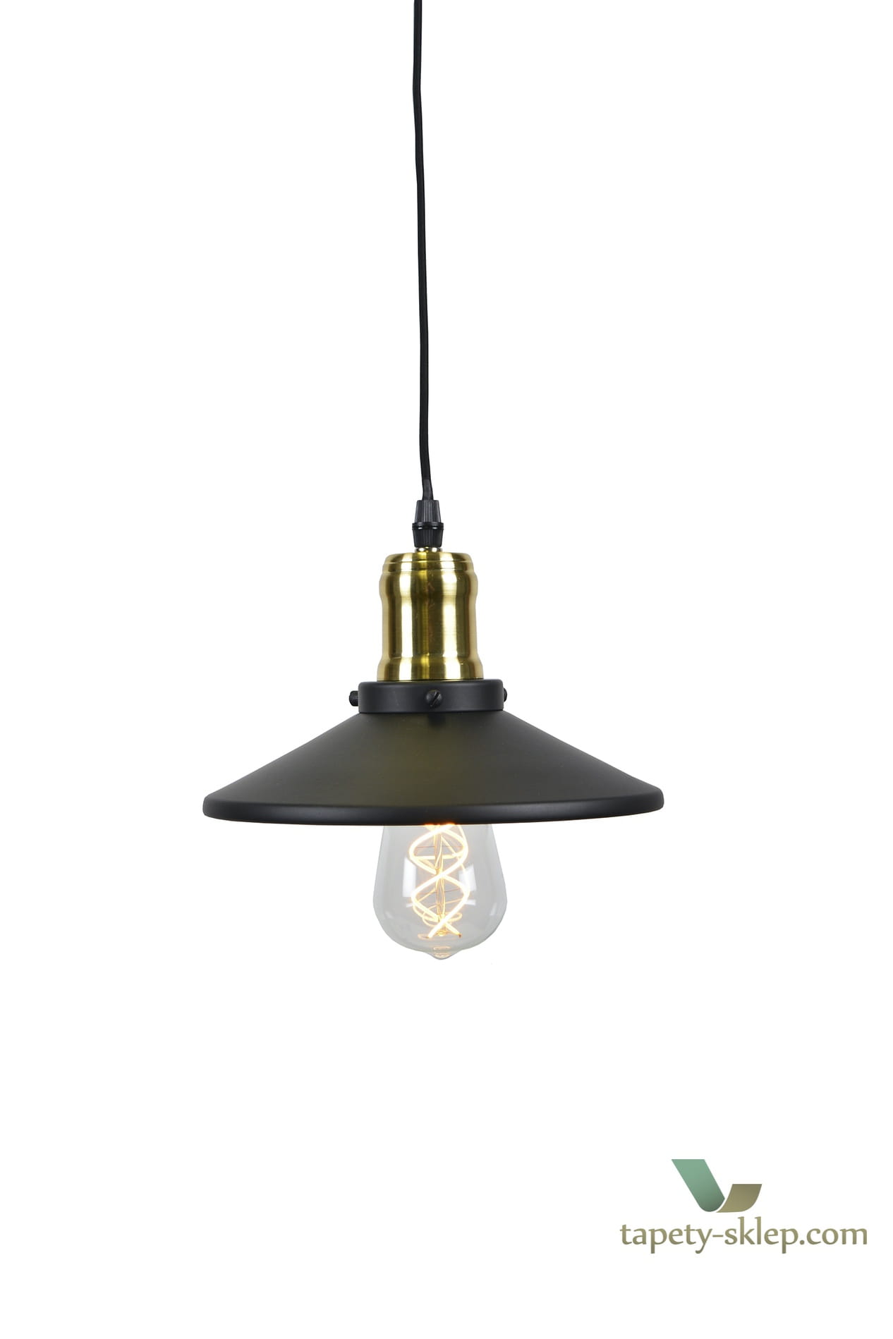 Lampa wisząca Disc Small Black 442611 Globen