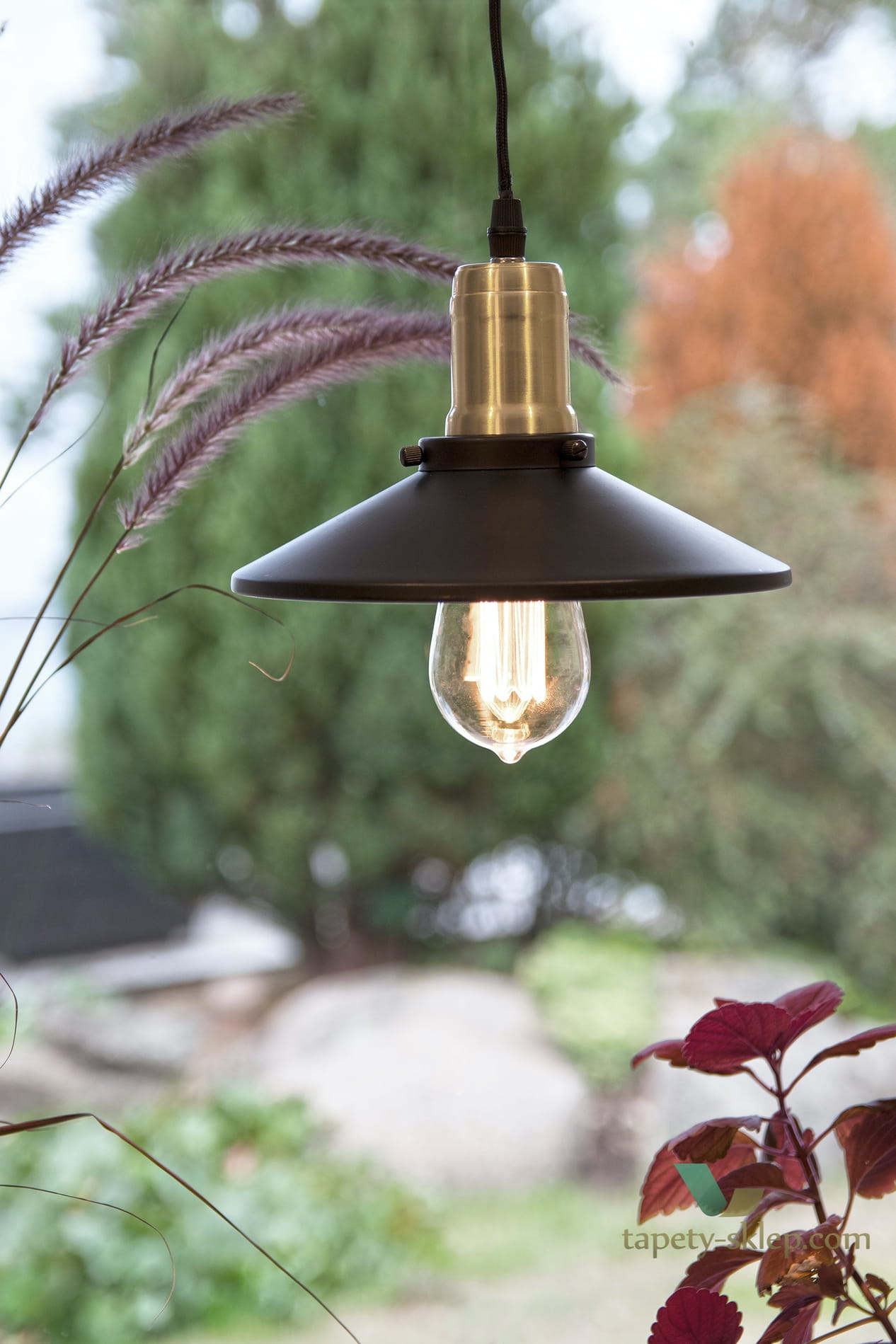 Lampa wisząca Disc Small Black 442611 Globen
