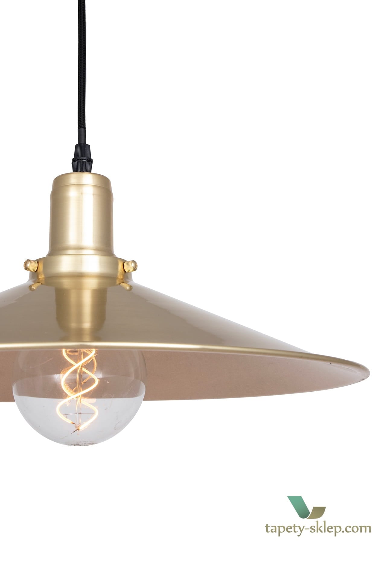 Lampa wisząca Disc Brushed Brass 452665 Globen