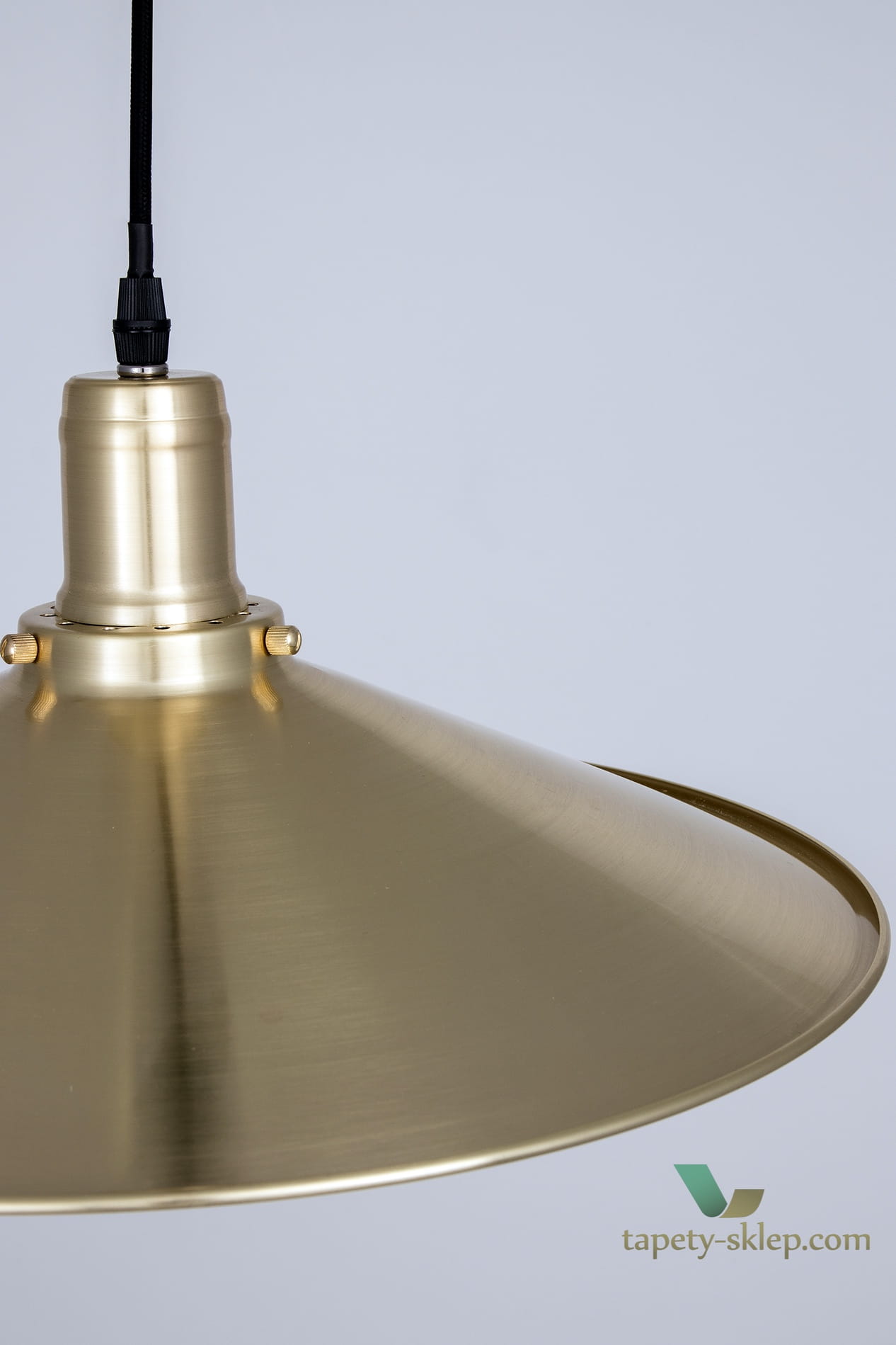 Lampa wisząca Disc Brushed Brass 452665 Globen
