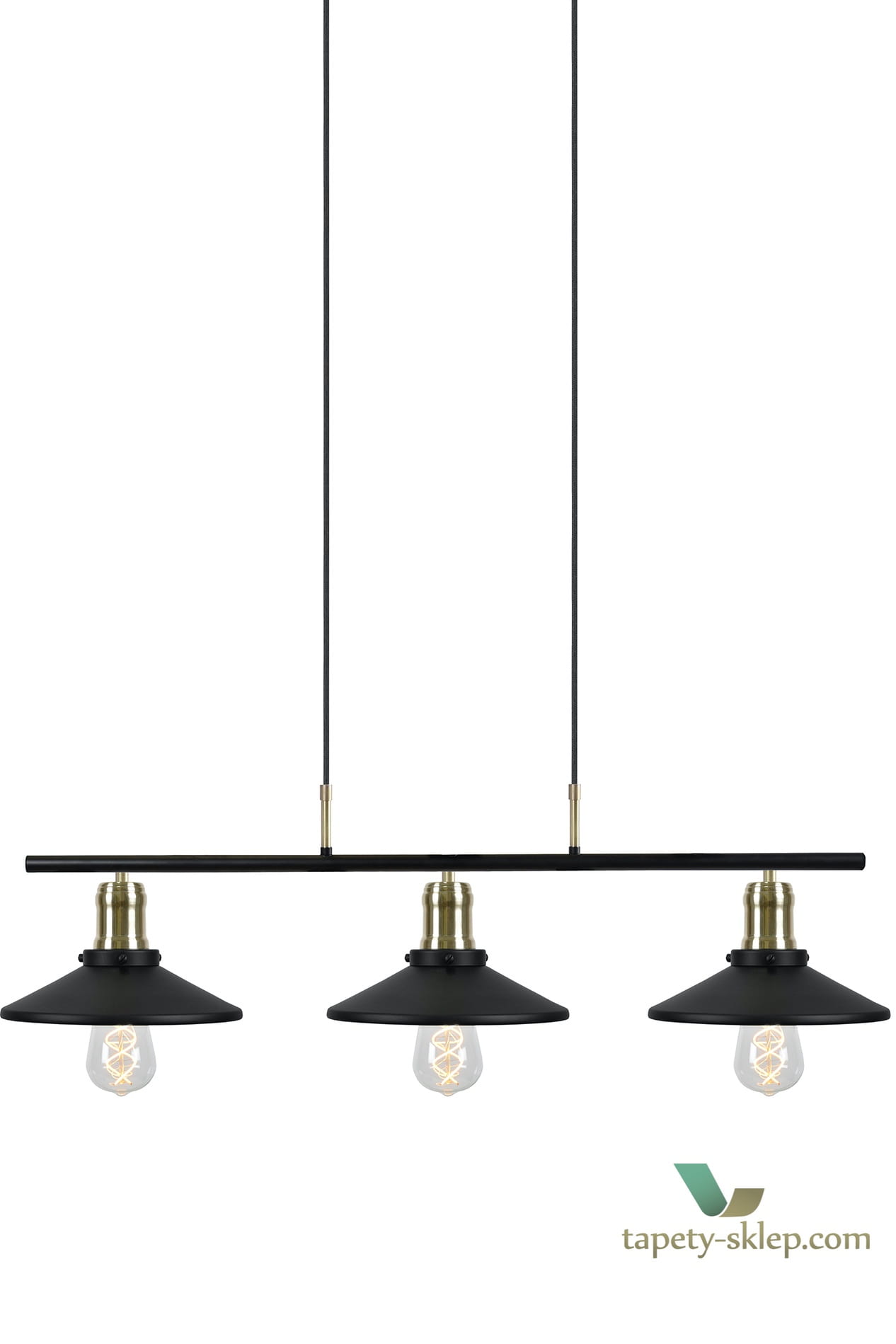 Lampa wisząca Disc 3 Black 472611 Globen