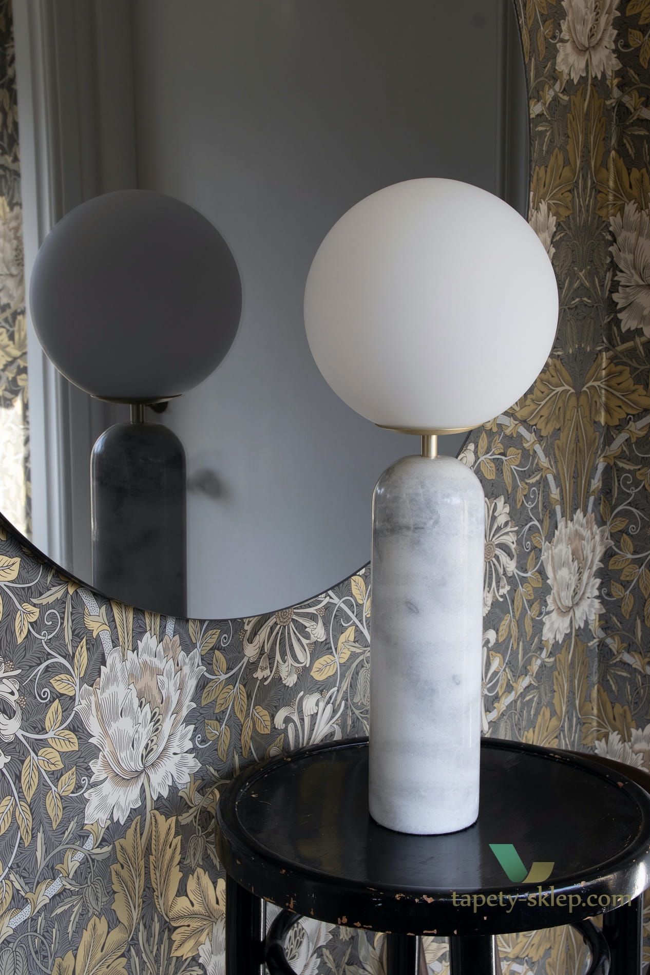 Lampa stołowa Torrano White 520508 Globen