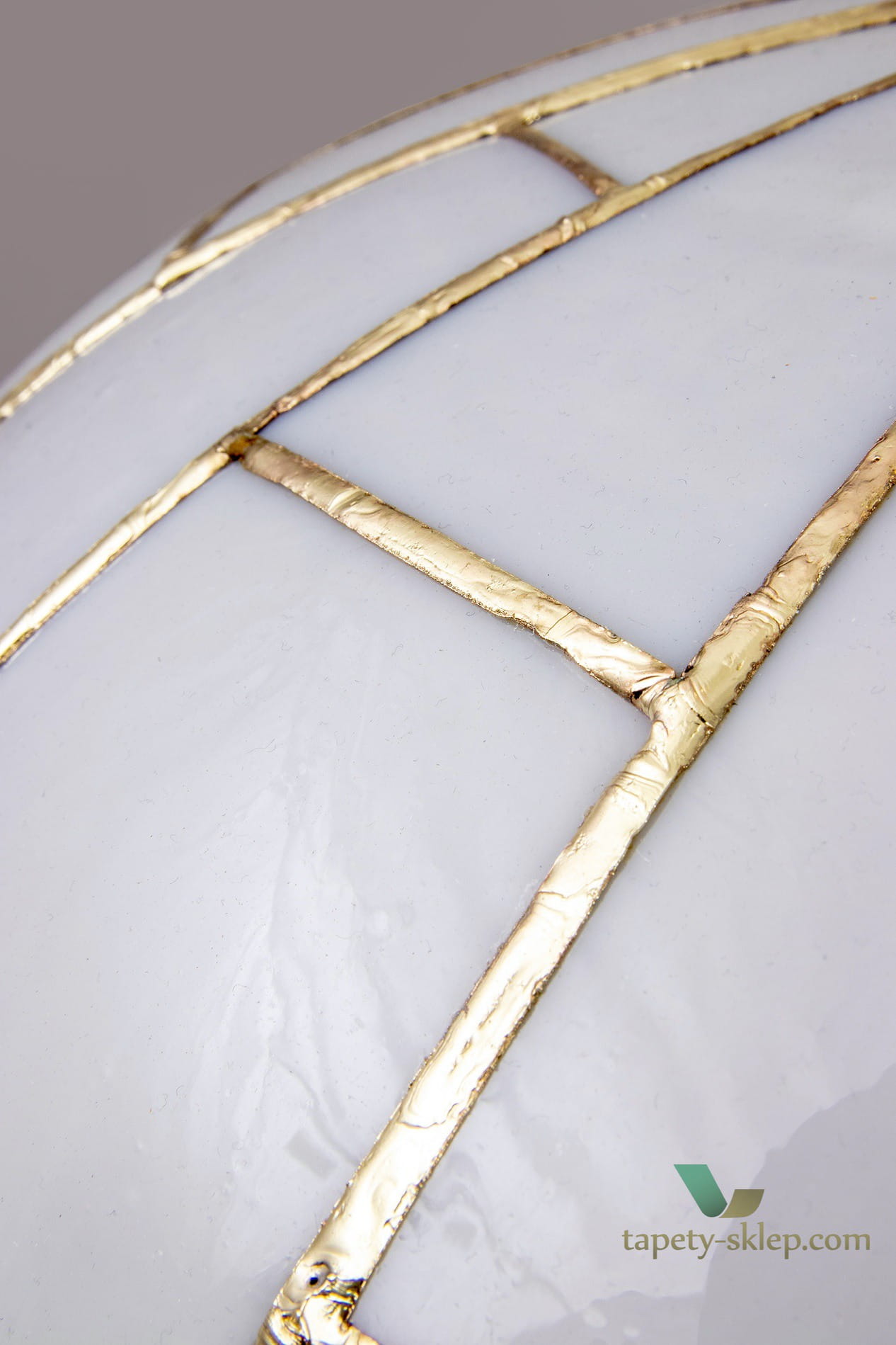 Lampa wisząca Ombrello Brass/White 651508 Globen
