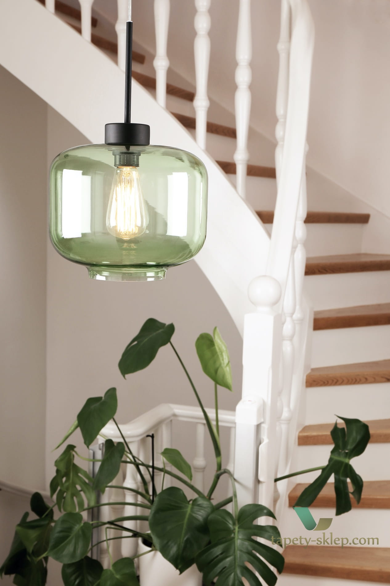 Lampa wisząca Ritz Green / Black 673503 Globen