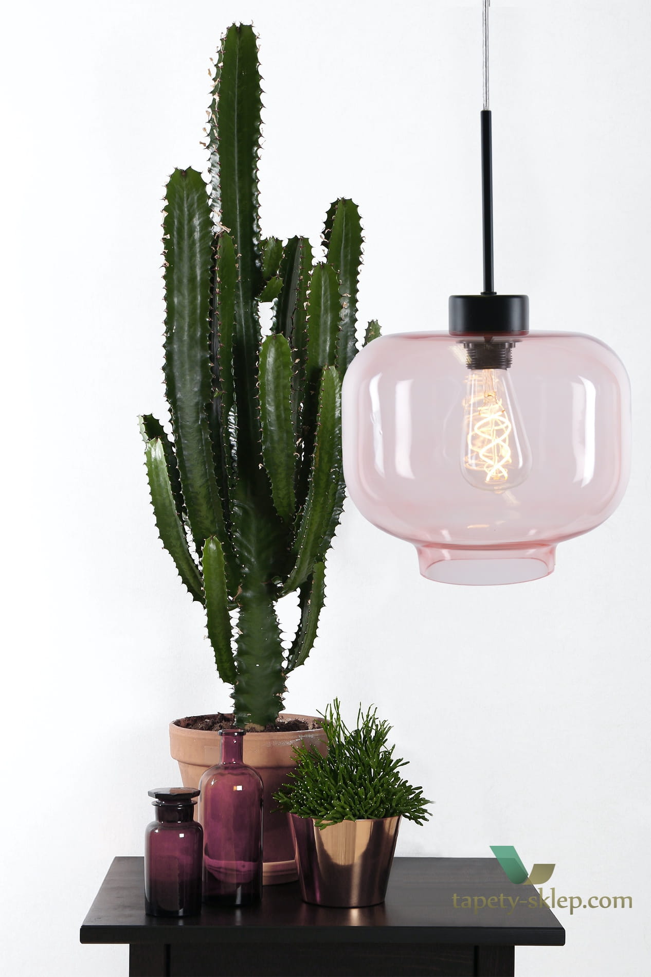 Lampa wisząca Ritz Pink 673504 Globen