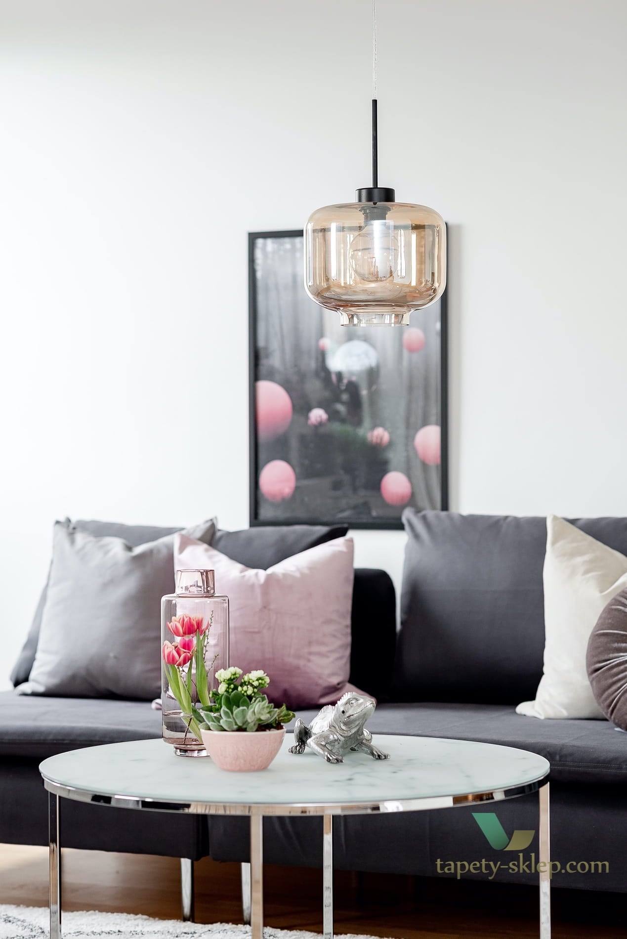 Lampa wisząca Ritz Amber 673554 Globen