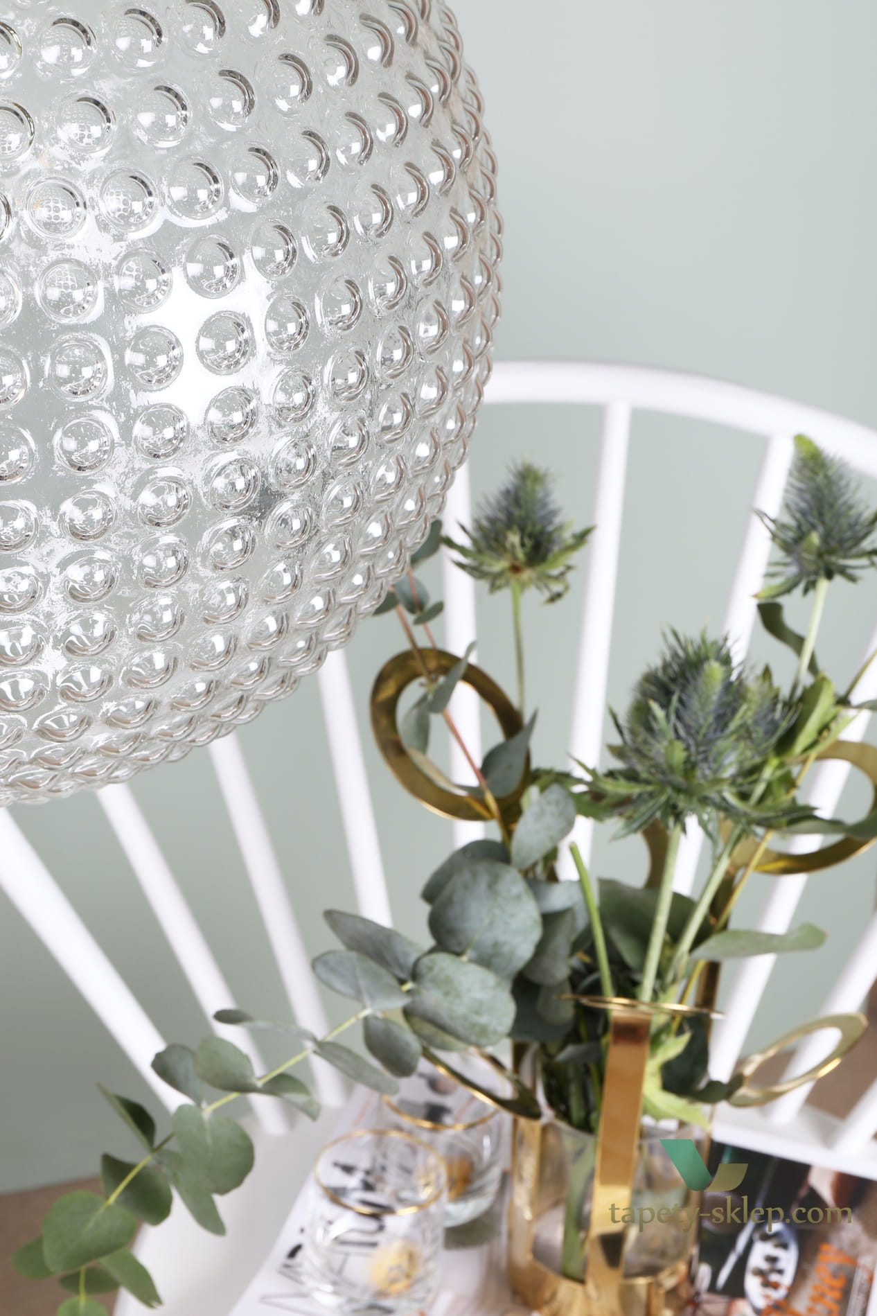 Lampa wisząca Spring XL Clear / Brass 679855 Globen