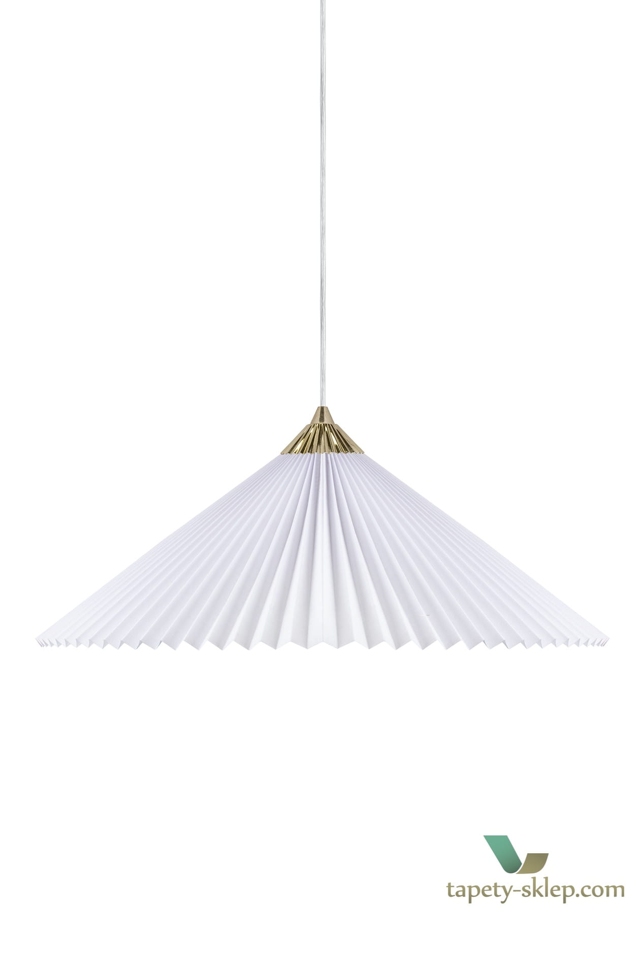 Lampa wisząca Matisse Brass/White 750263 Globen