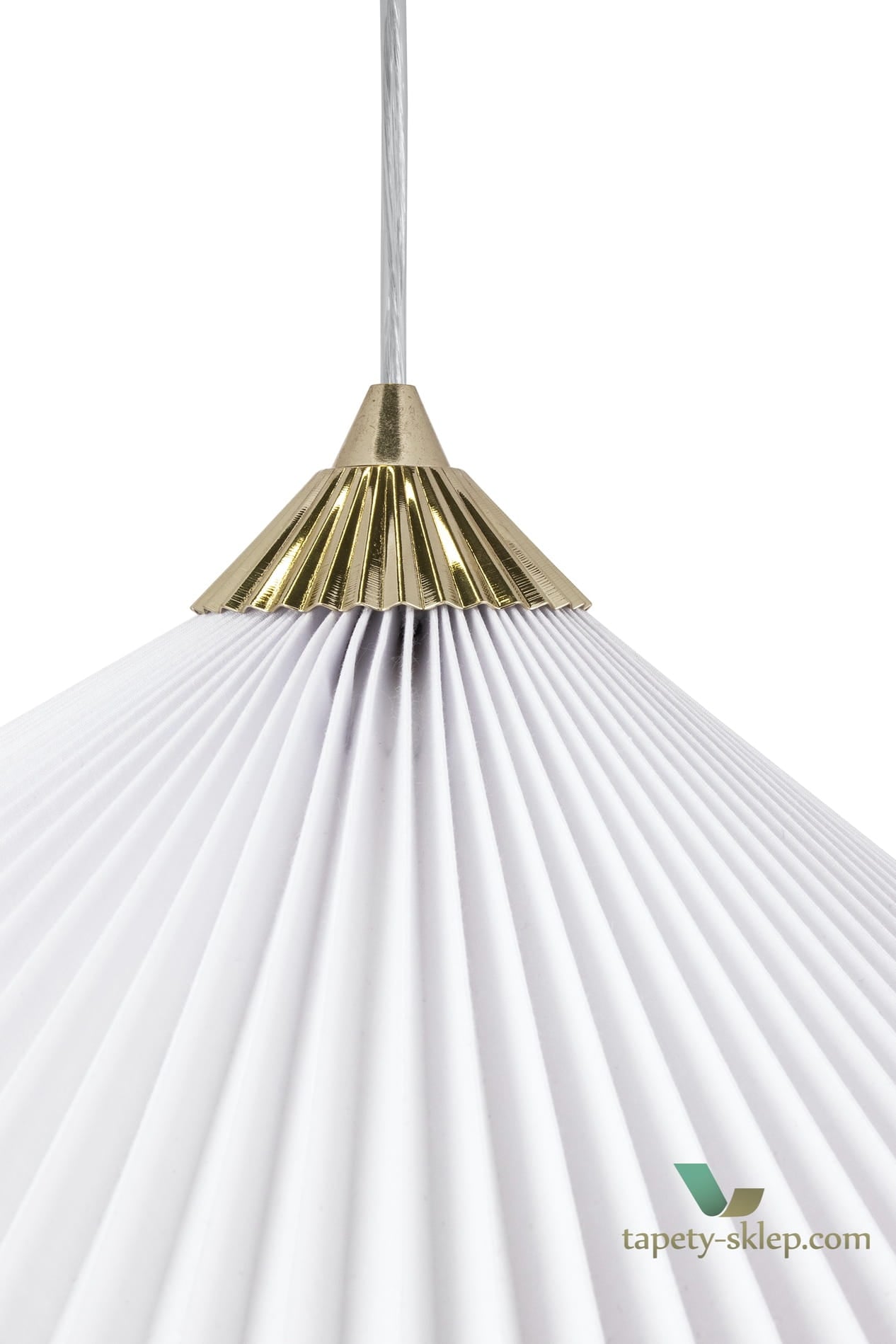 Lampa wisząca Matisse Brass/White 750263 Globen
