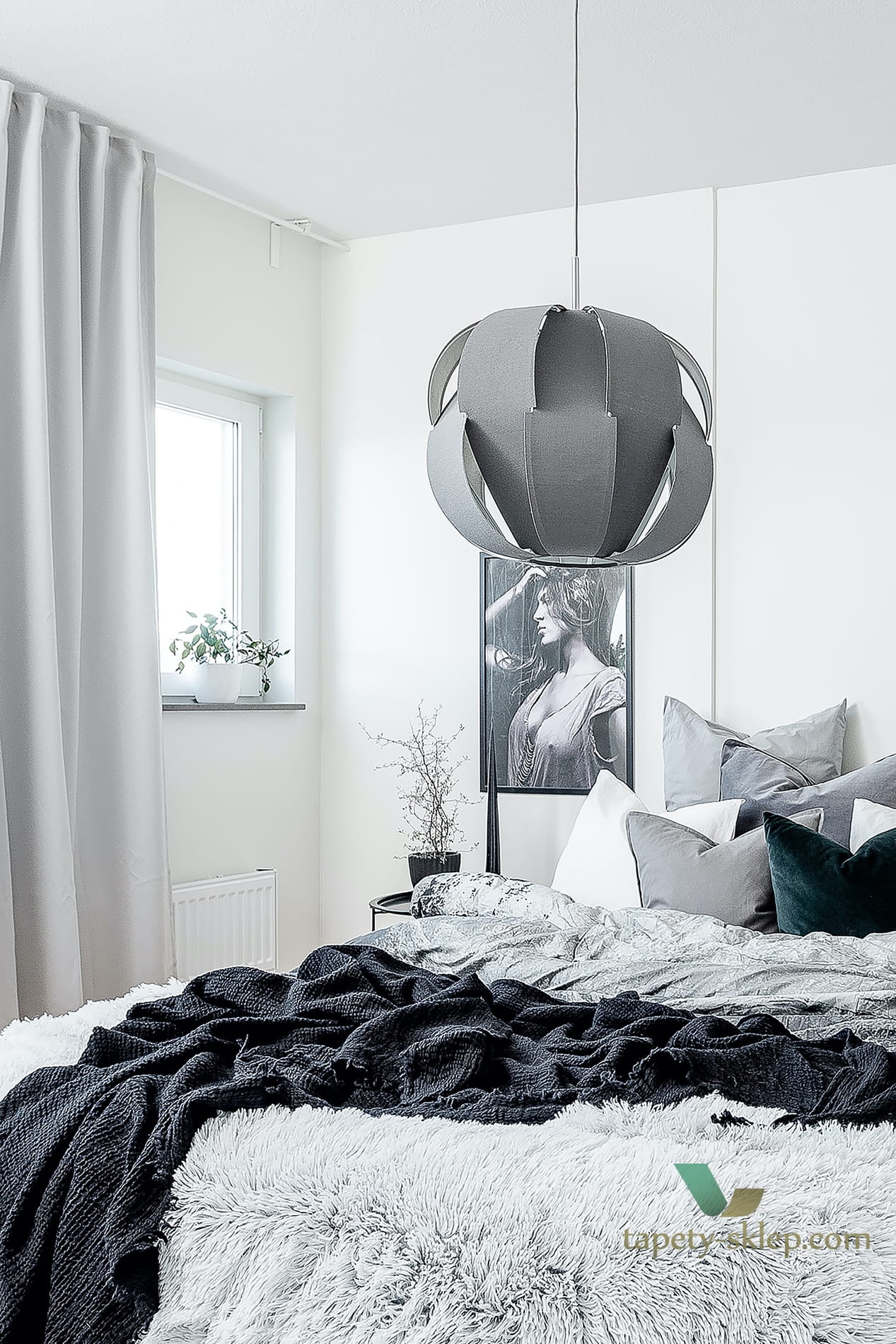 Lampa wisząca Pavot 45 Grey 771210 Globen