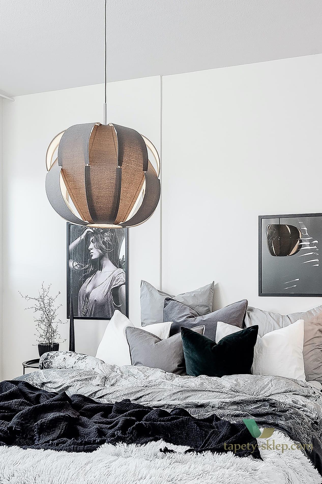 Lampa wisząca Pavot 45 Grey 771210 Globen
