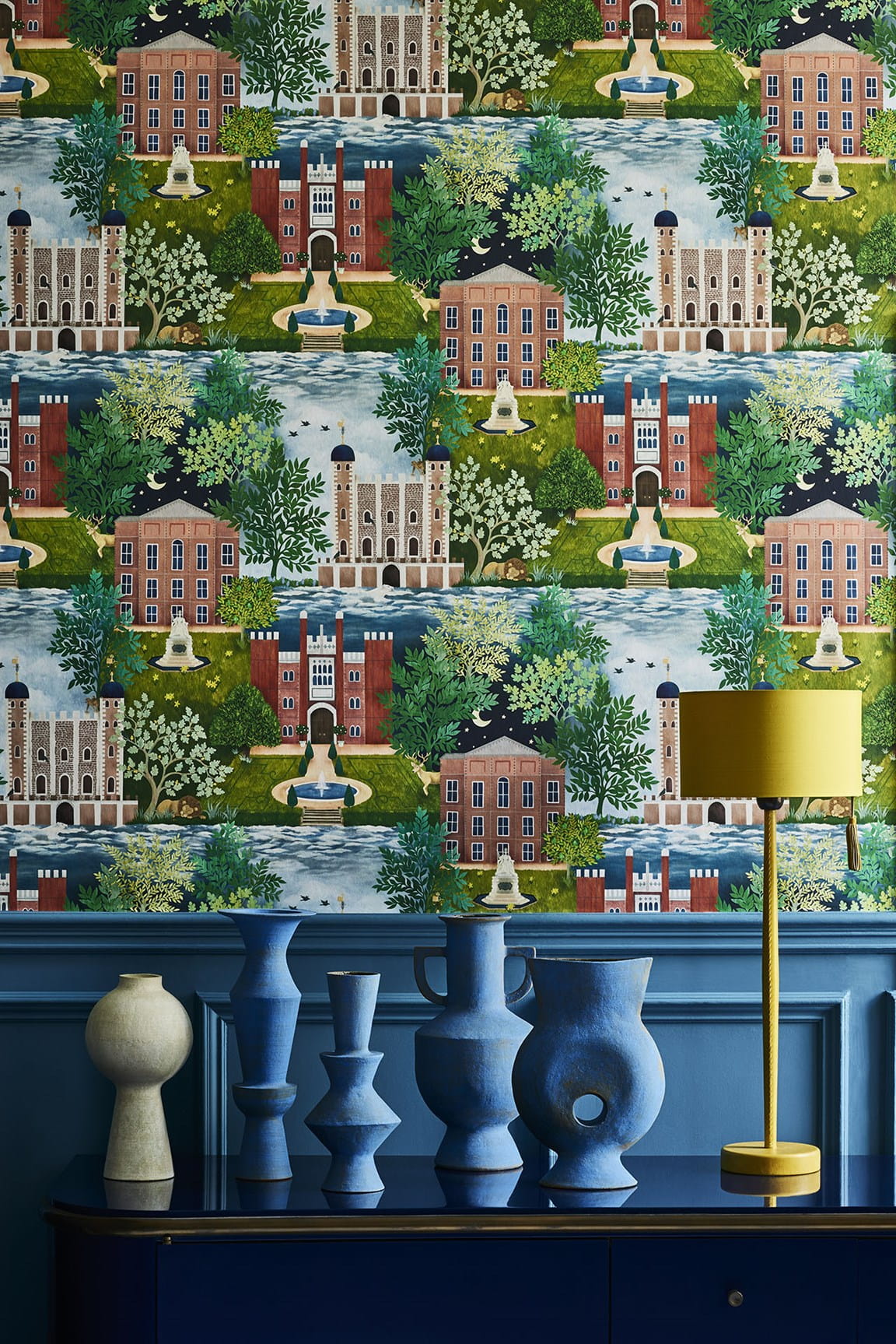 Tapeta Ogród Cole & Son 118/1001 Palace Tales Historic Royal Palaces – Great Masters