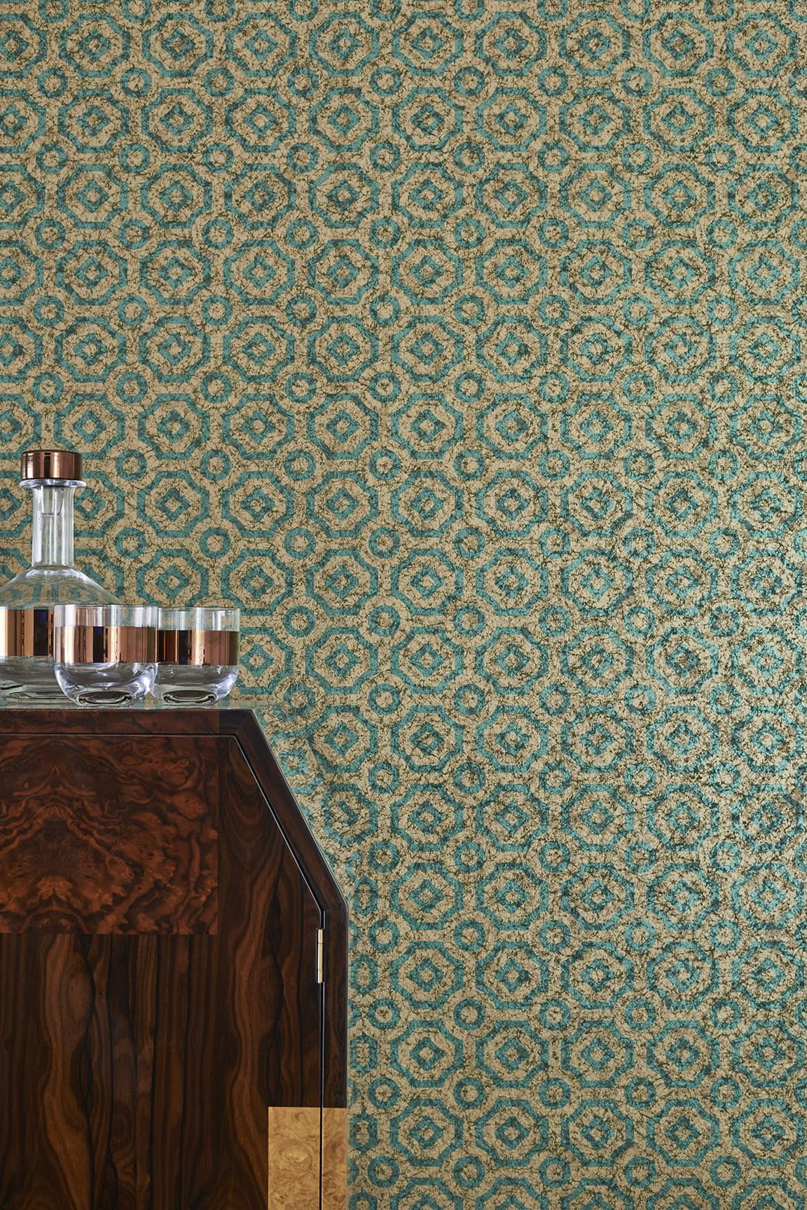 Tapeta Geometryczna Cole & Son 118/10023 Queen's Quarter Historic Royal Palaces – Great Masters