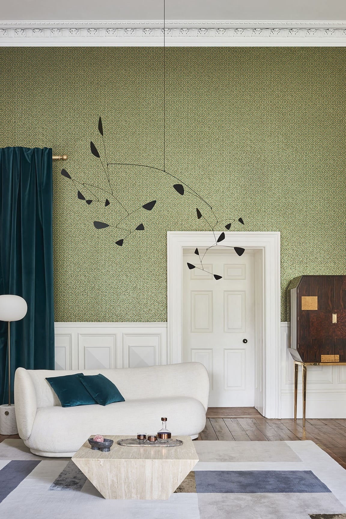 Tapeta Geometryczna Cole & Son 118/10024 Queen's Quarter Historic Royal Palaces – Great Masters