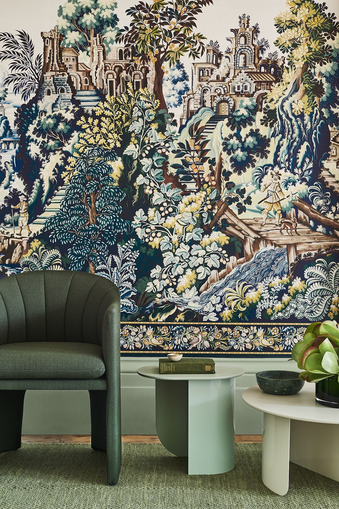 Mural Roślinny Krajobraz Cole & Son 118/17038 Verdure Tapestry Historic Royal Palaces – Great Masters