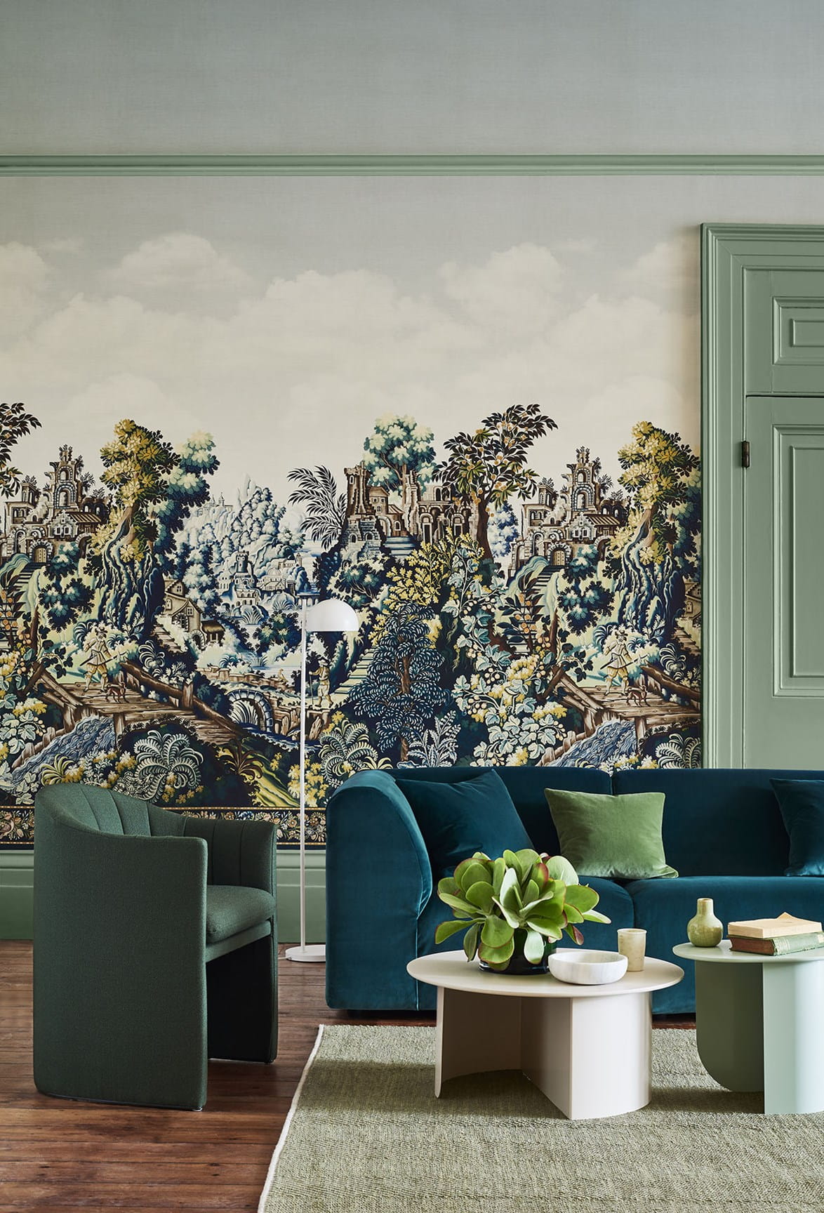 Mural Roślinny Krajobraz Cole & Son 118/17038 Verdure Tapestry Historic Royal Palaces – Great Masters