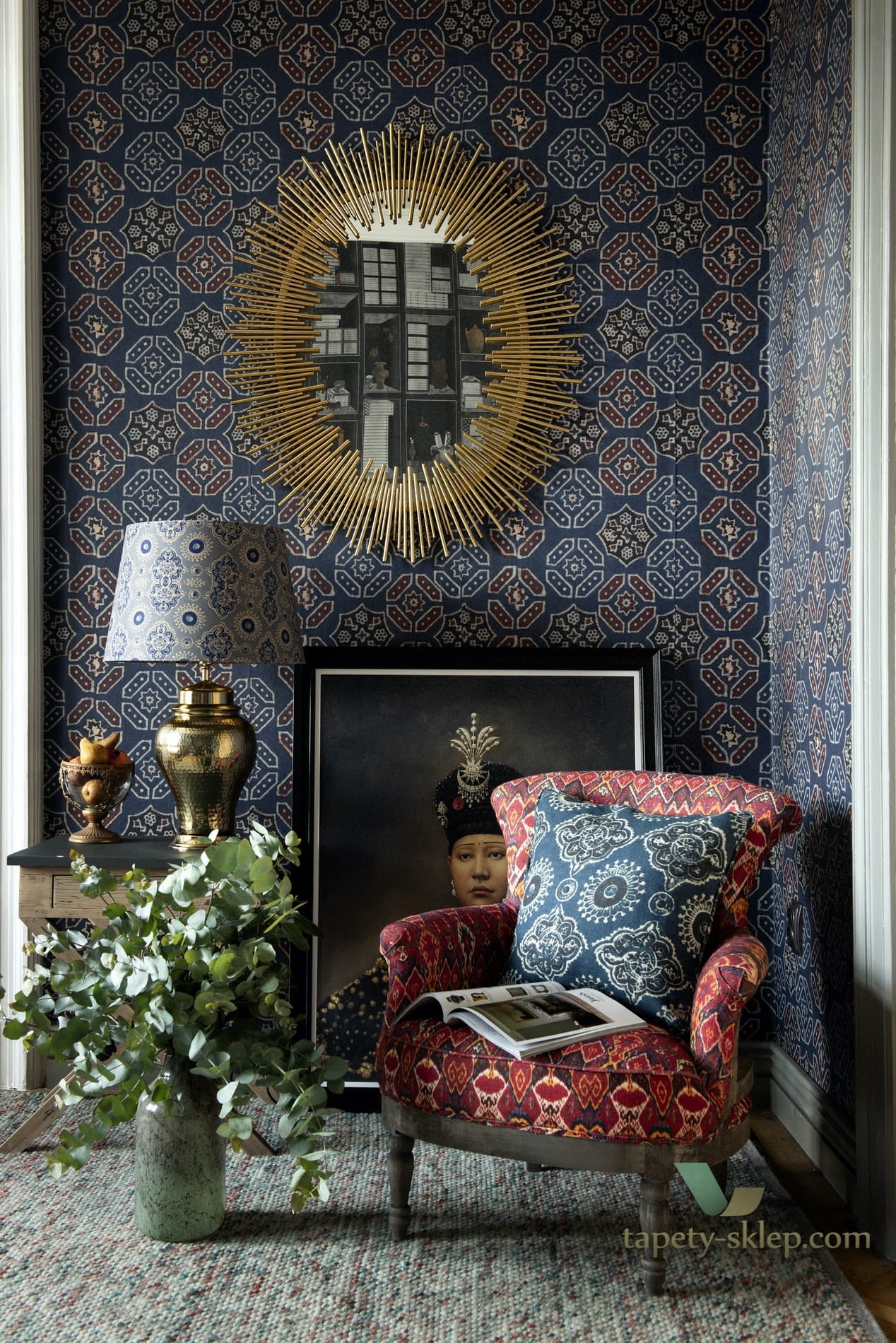 Tapeta Mind the Gap WP20412 Ajrak Blue