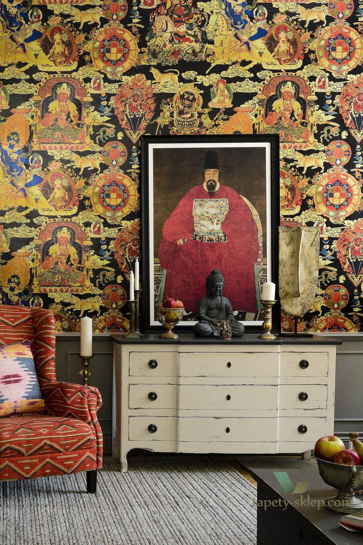 Tapeta Mind the Gap WP20450 Tibetan Tapestry Metallic Edition