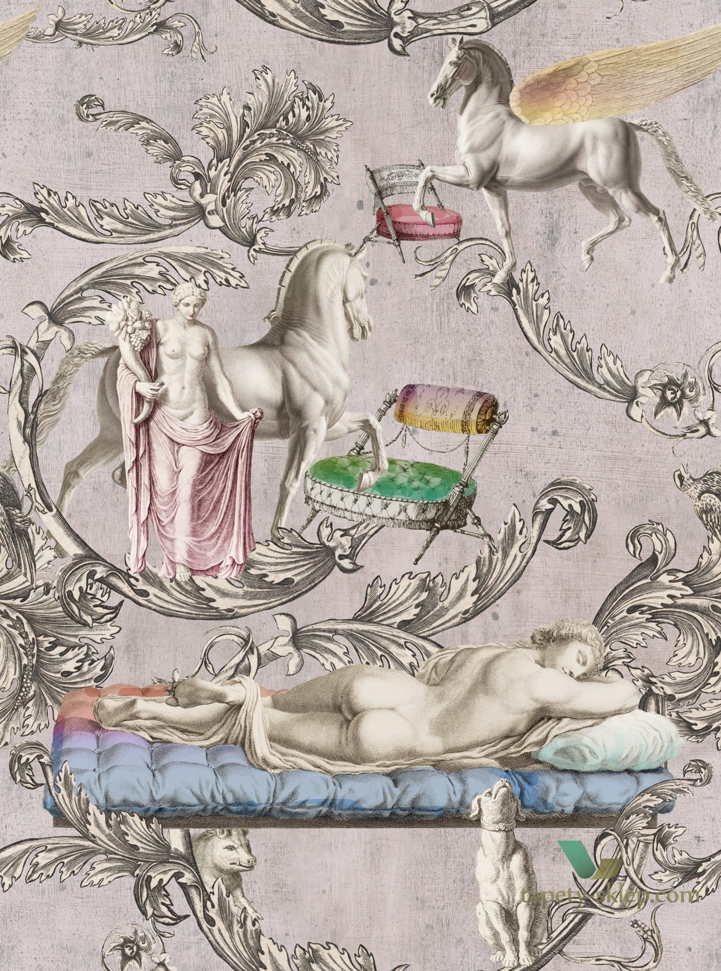 Tapeta Mind the Gap WP20484 Sleeping Beauty