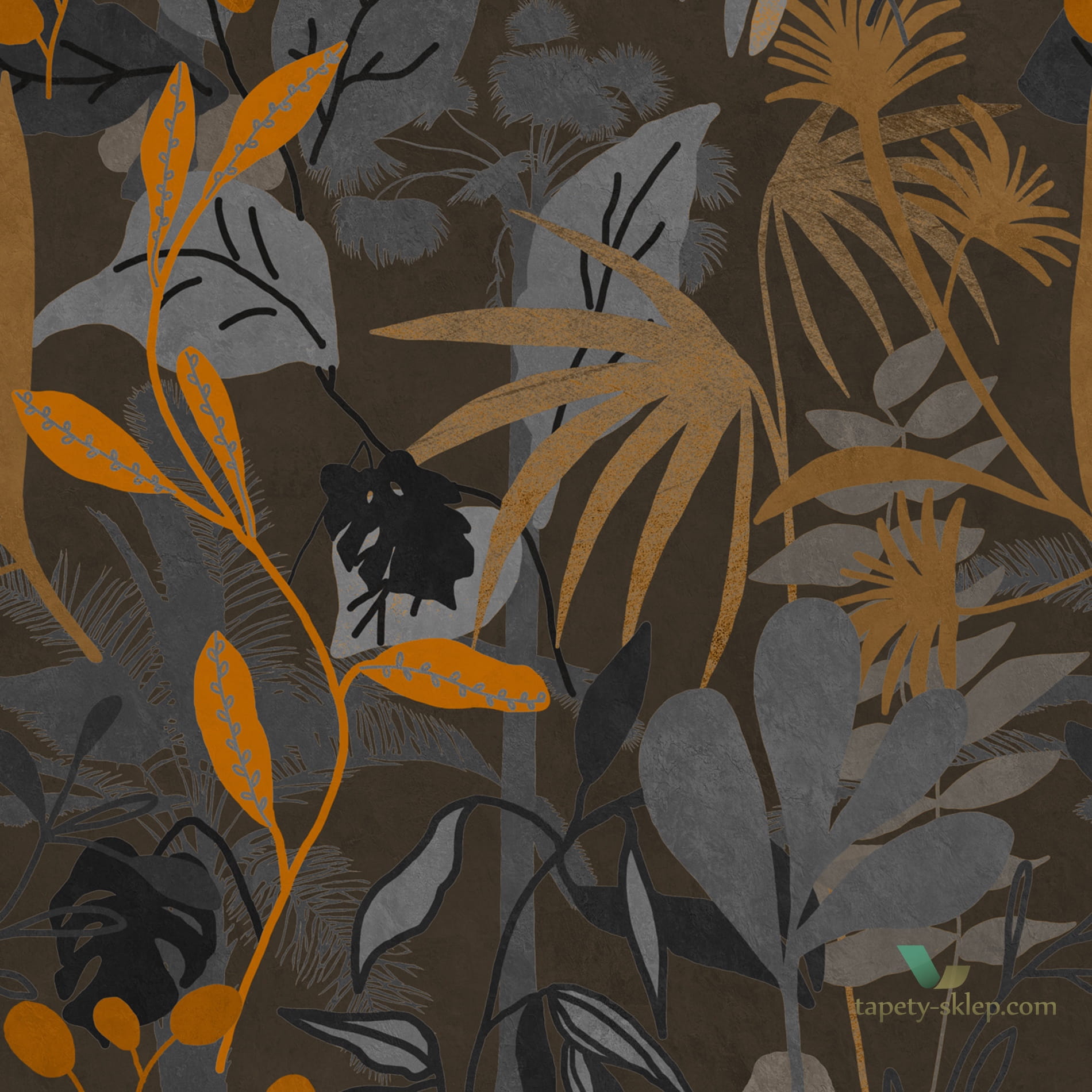 Tapeta Mind the Gap WP20487 Caribbean Garden Dark