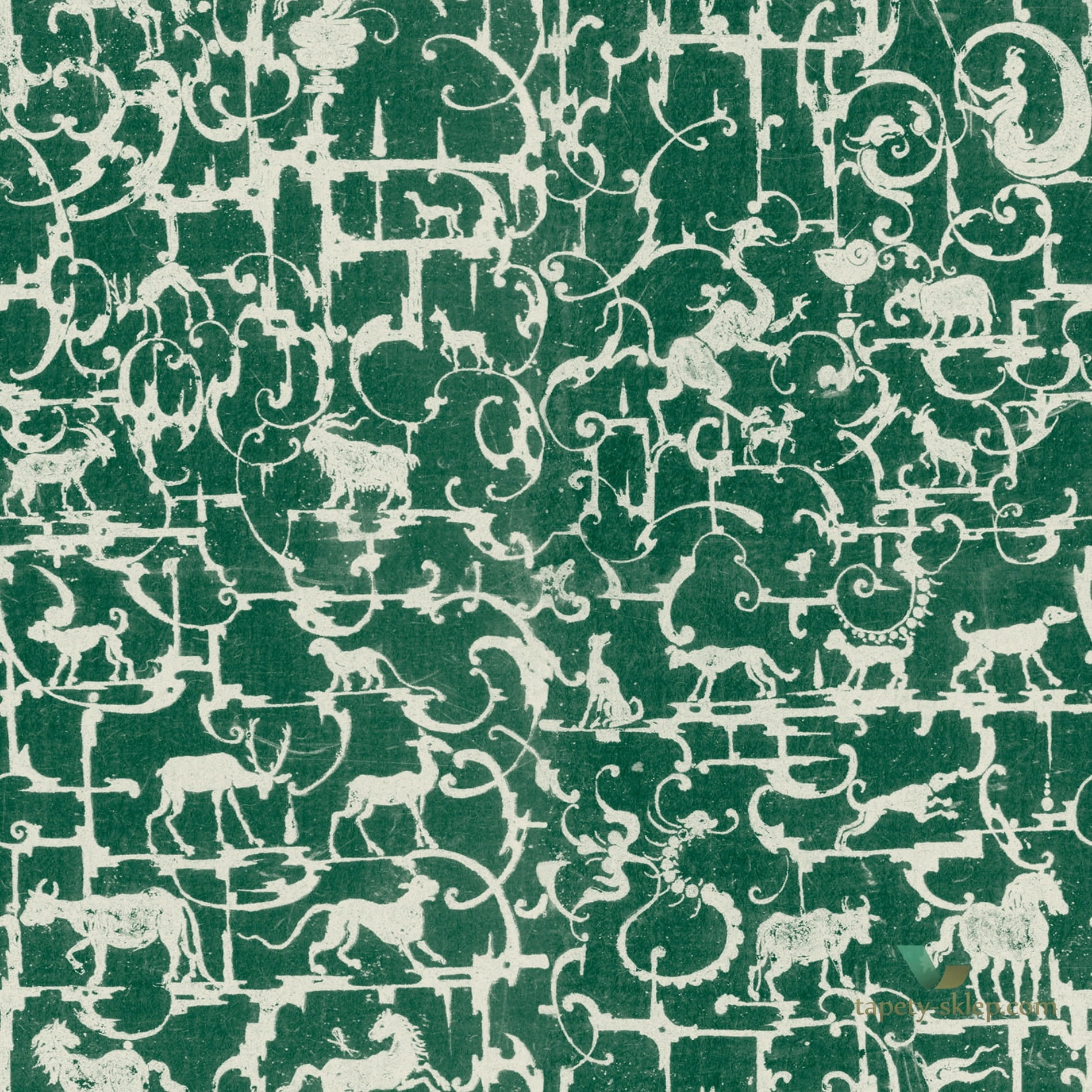 Tapeta Mind the Gap WP20468 Royal Hunting Racing Green