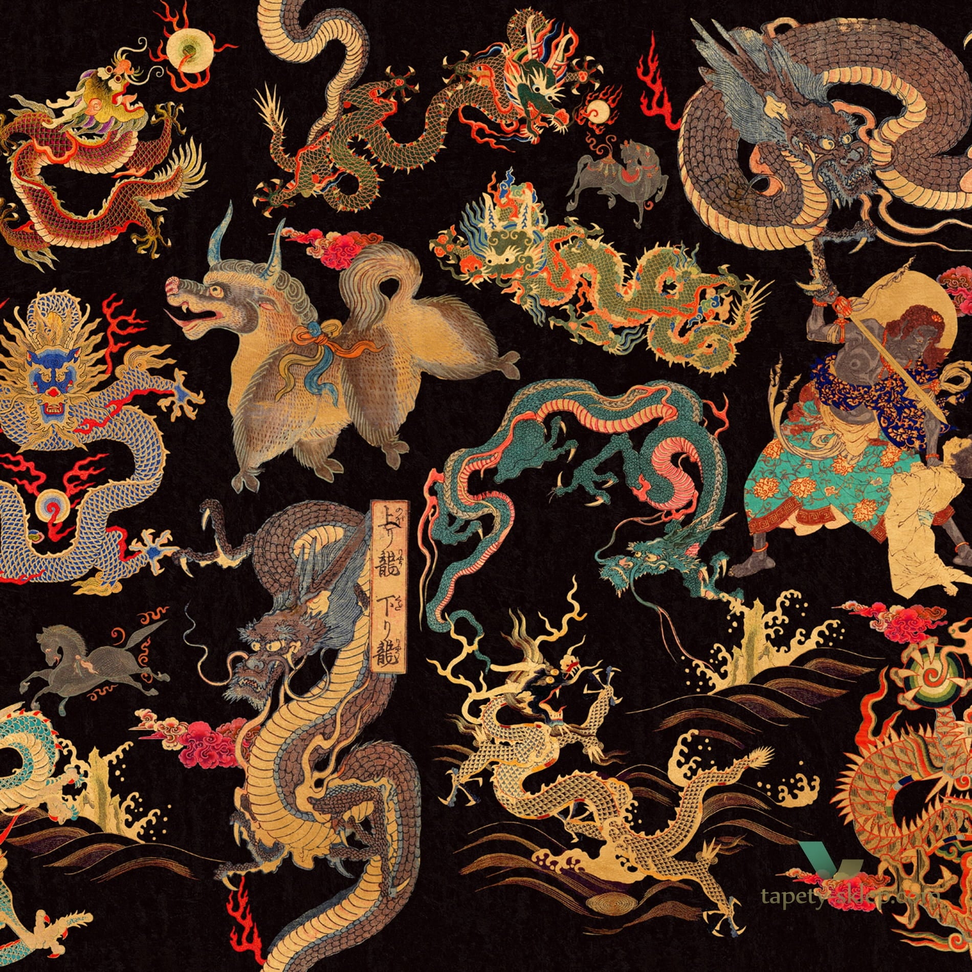 Tapeta Mind the Gap WP20425 Dragons Of Tibet