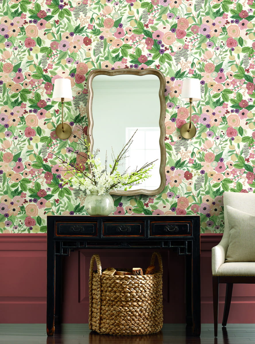 Tapeta Kwiaty York Wallcoverings RI5119 Garden Party Rifle Paper Co.