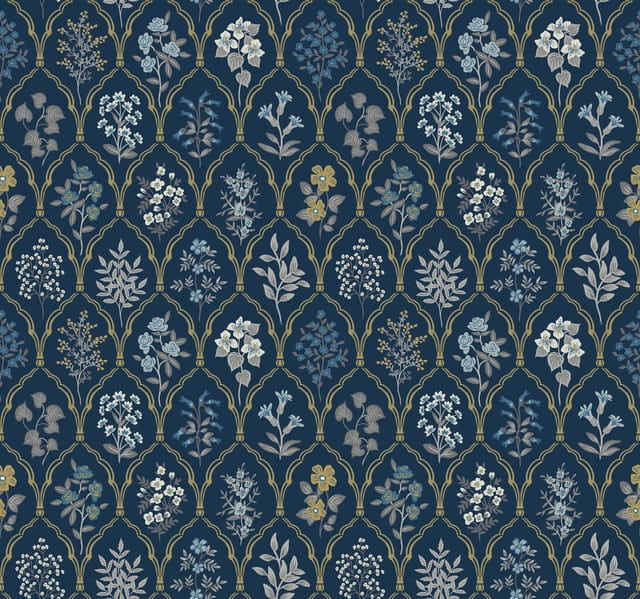 Tapeta Kwiaty Treliaż York Wallcoverings RI5131 Hawthorne Rifle Paper Co.