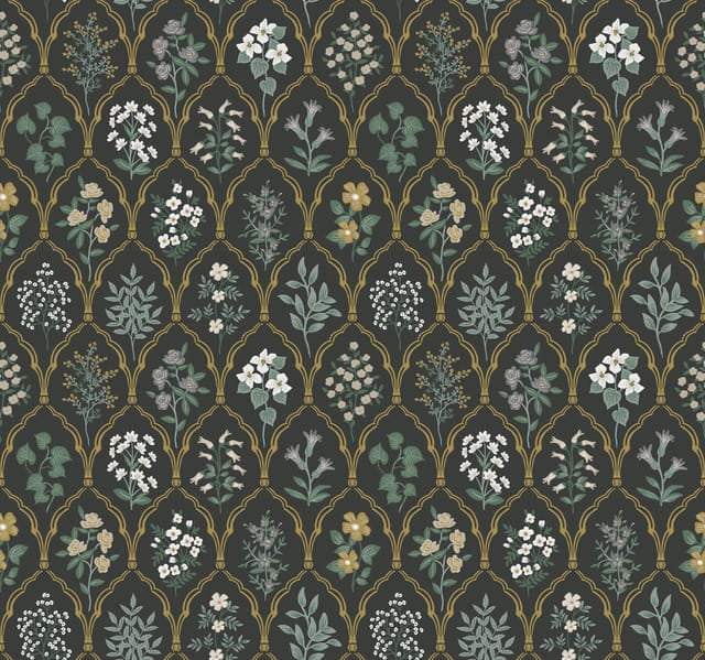 Tapeta Kwiaty Treliaż York Wallcoverings RI5133 Hawthorne Rifle Paper Co.