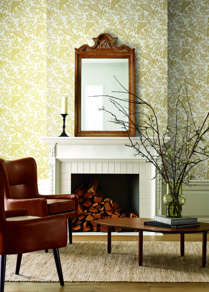 Tapeta Roślinna York Wallcoverings RI5138 Canopy Rifle Paper Co.