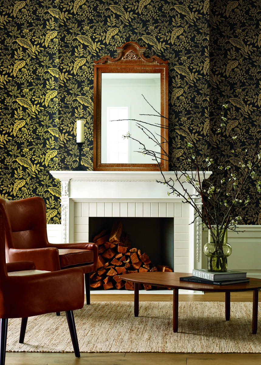 Tapeta Roślinna York Wallcoverings RI5139 Canopy Rifle Paper Co.