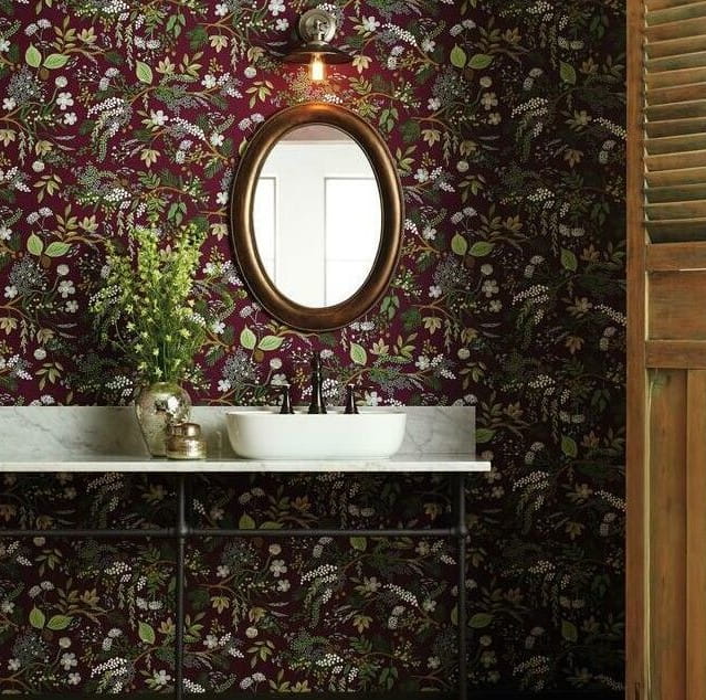 Tapeta Kwiaty I Liście York Wallcoverings RI5164 Juniper Forest Rifle Paper Co.